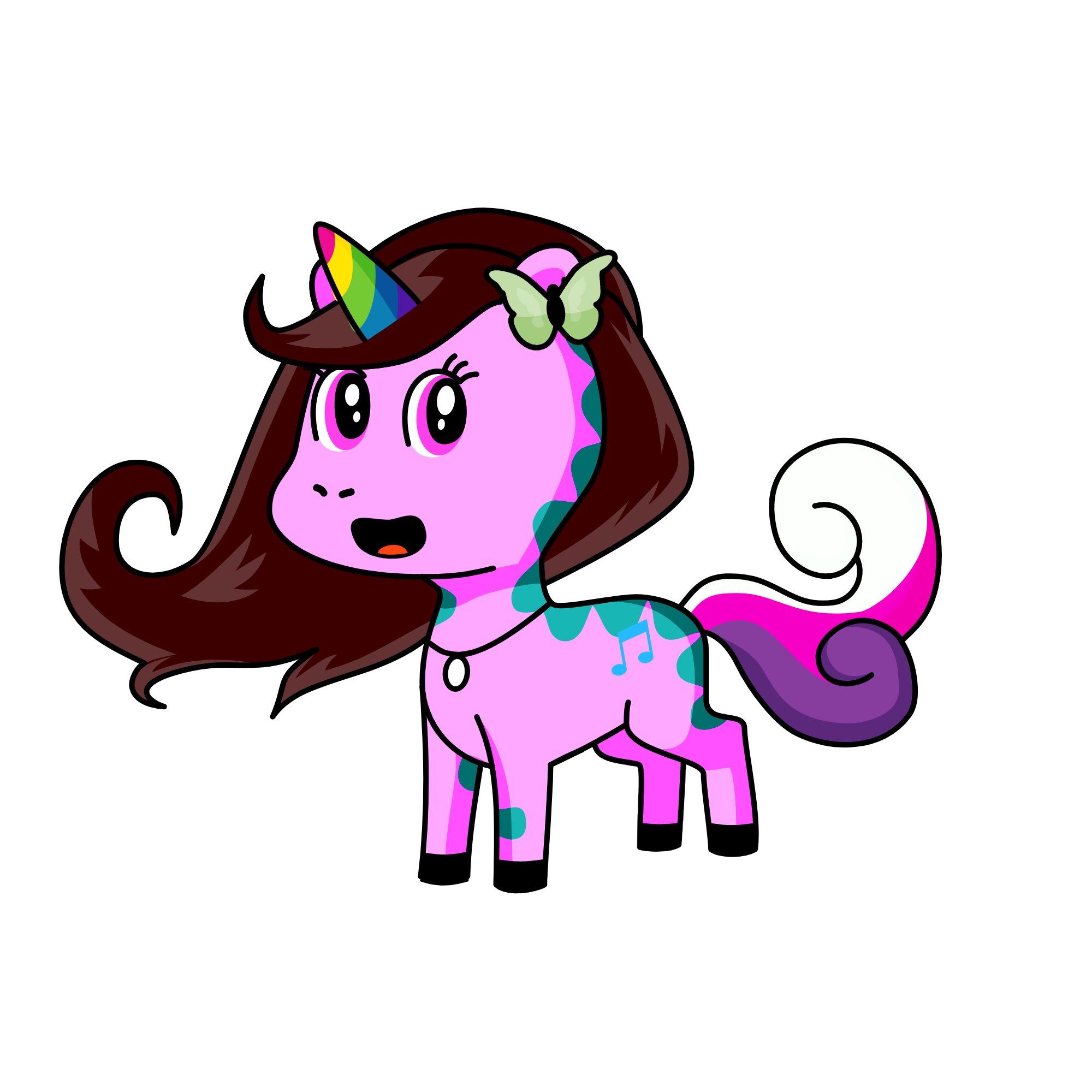 Butterfly, the unicorn