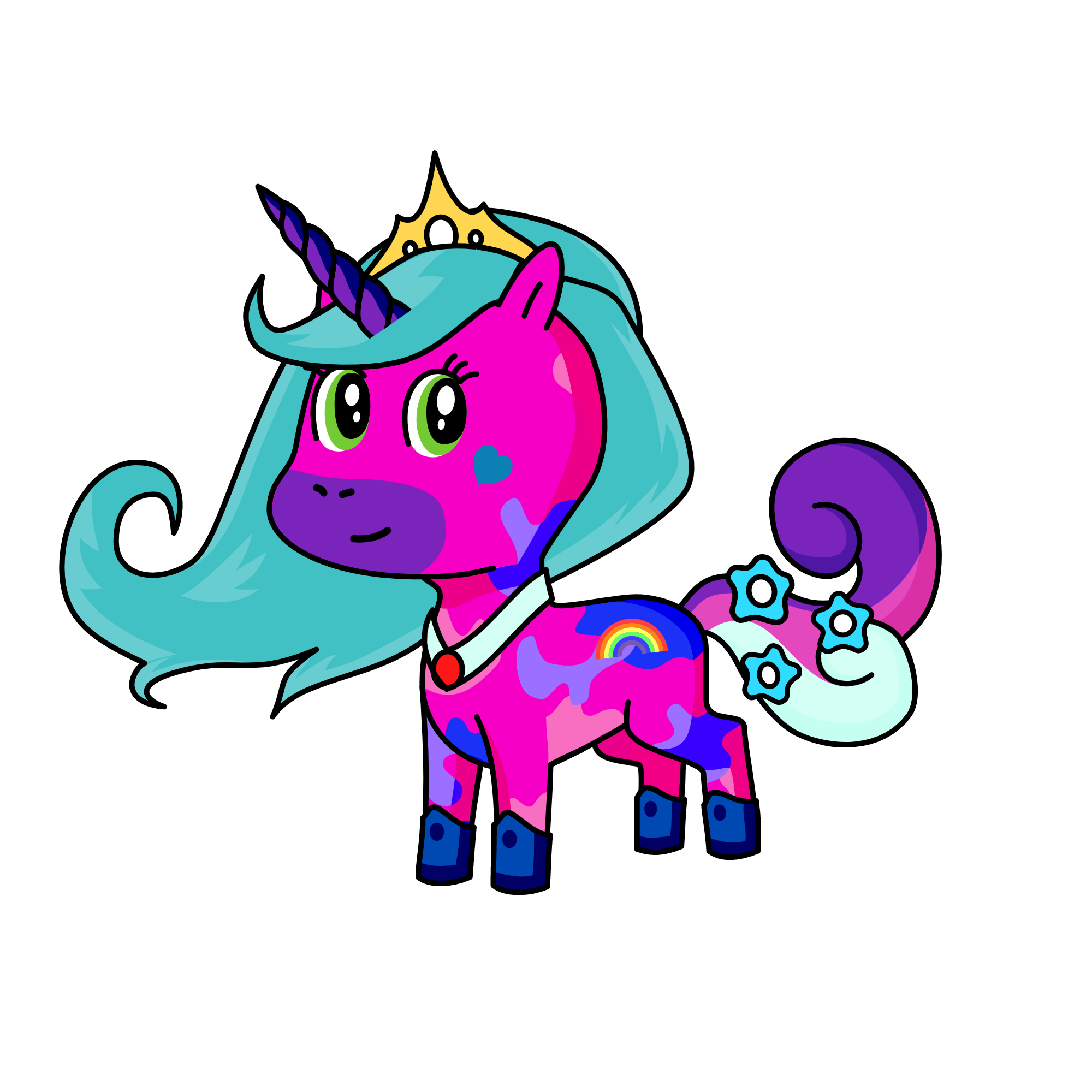 İVİ, the unicorn