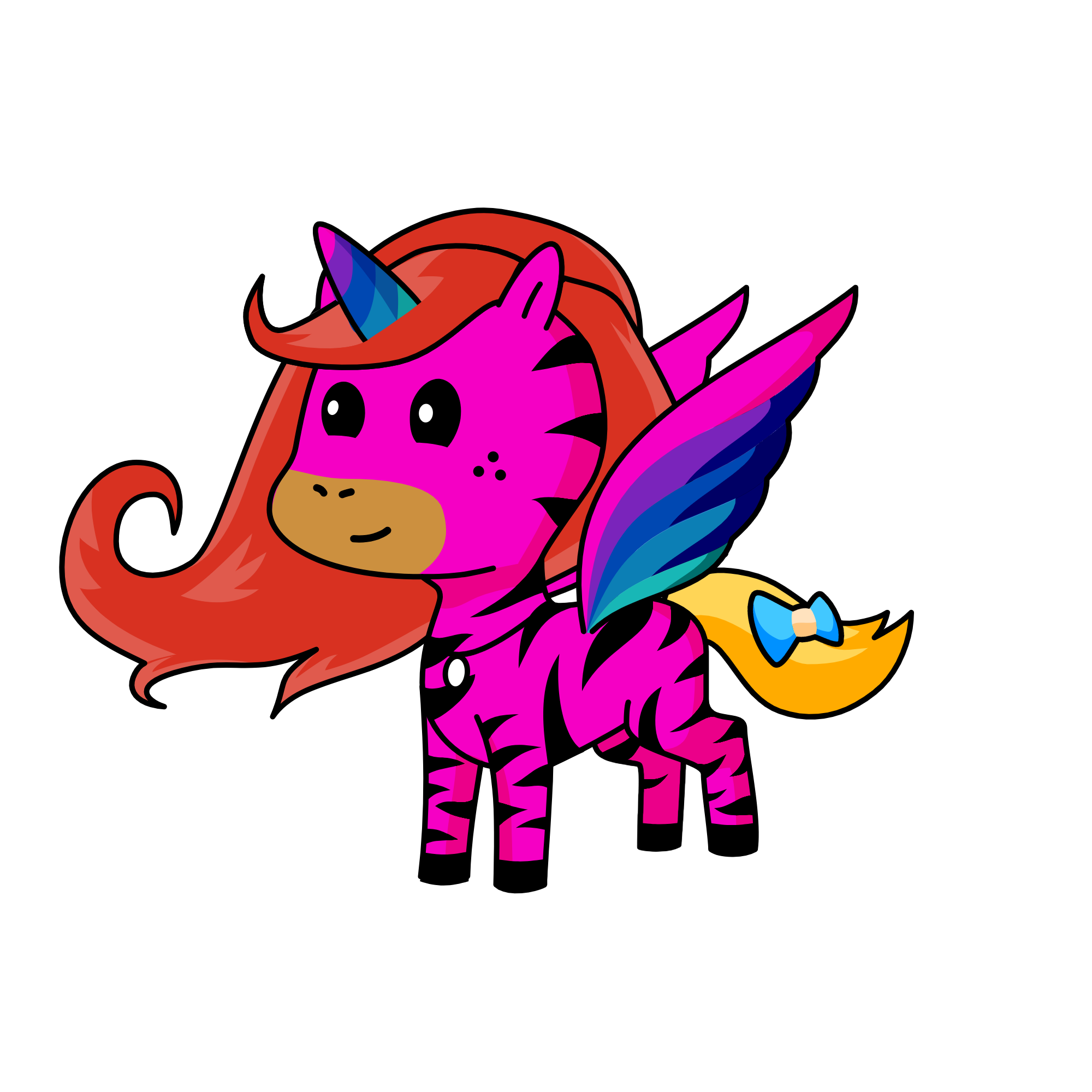Prunela, the unicorn