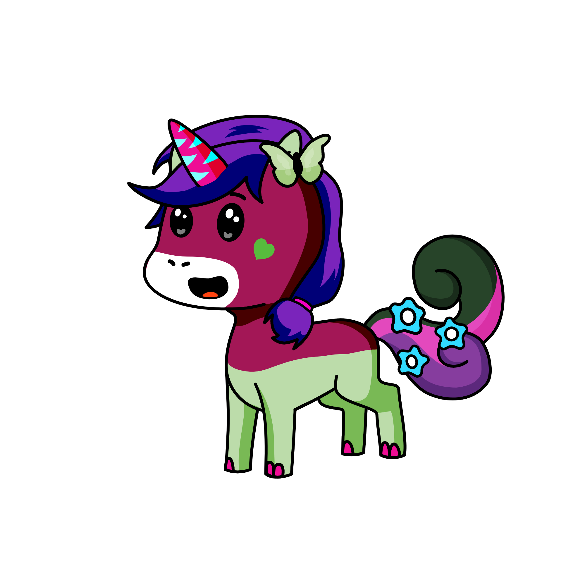 Butter, the unicorn