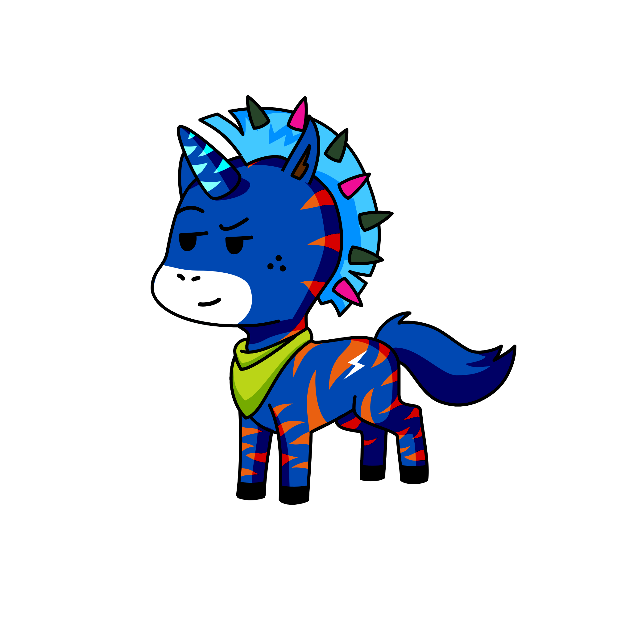Speedy, the unicorn