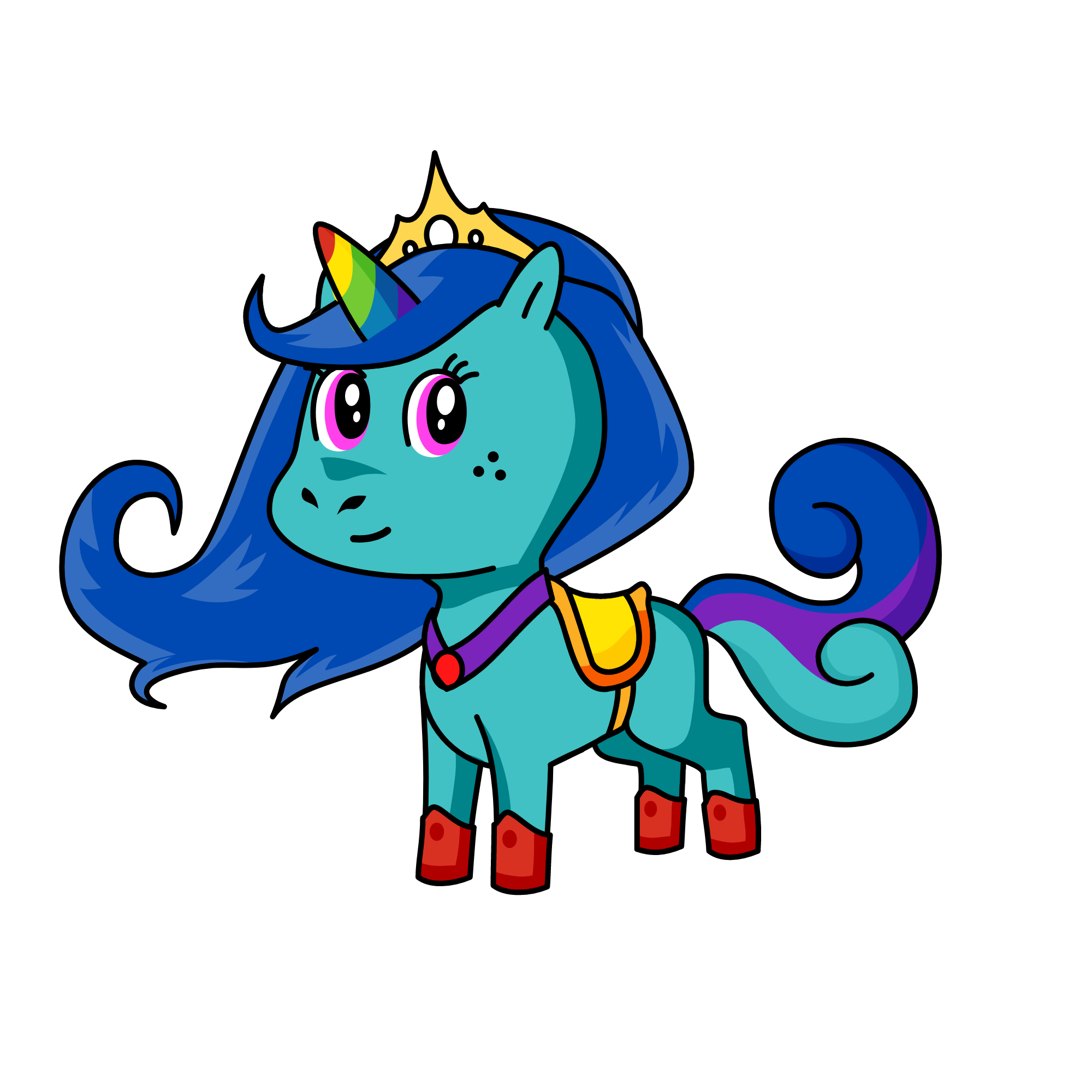 cool, the unicorn
