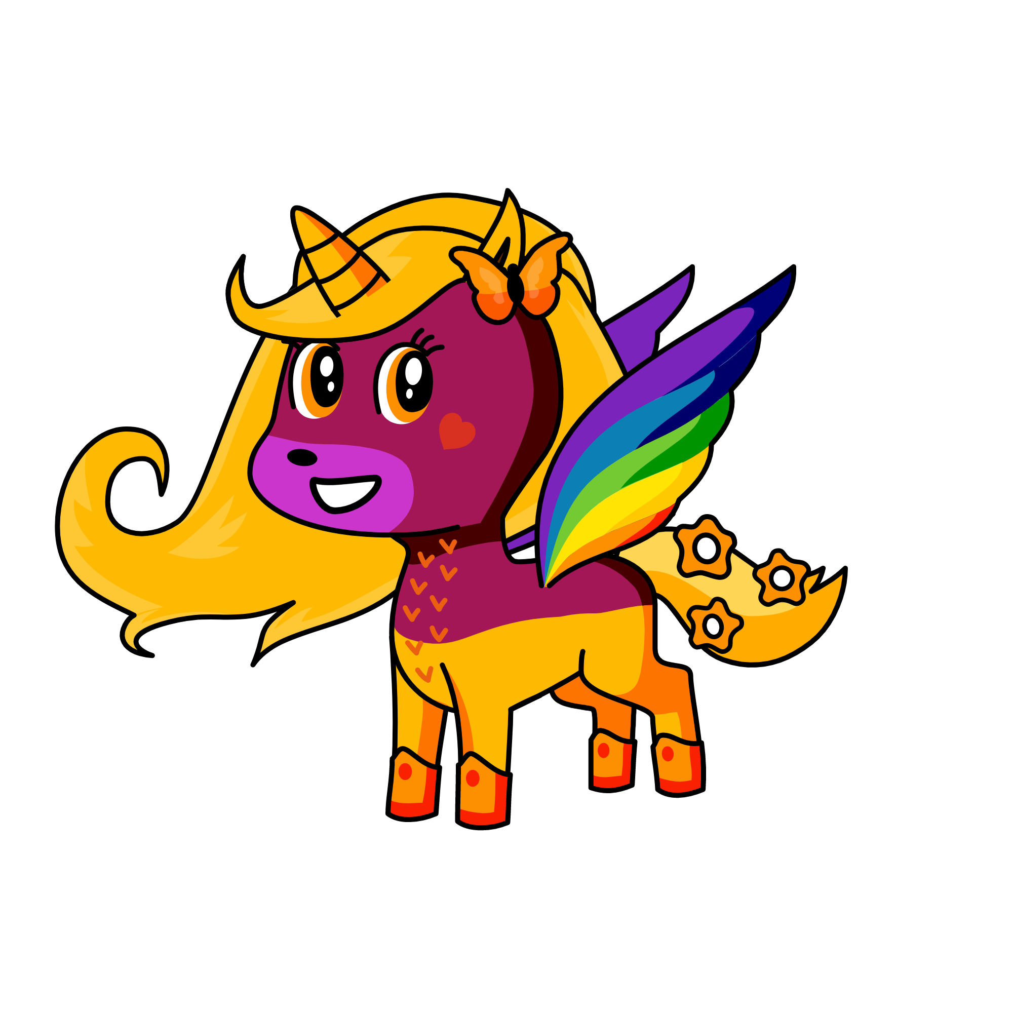 Honey, the unicorn