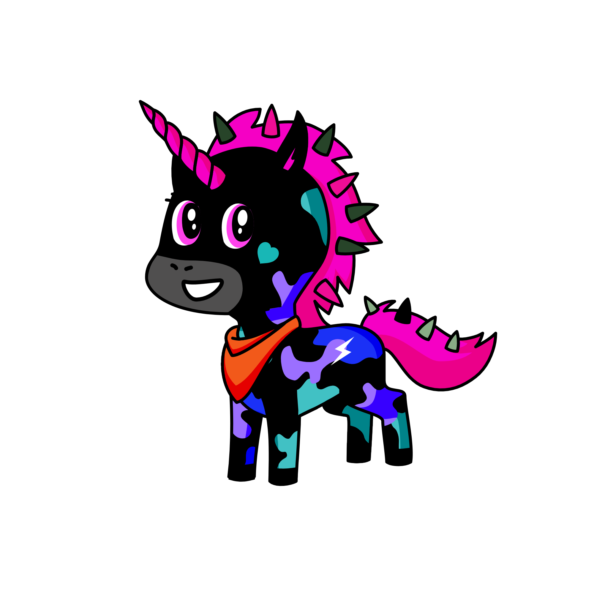 Rena Rouge, the unicorn