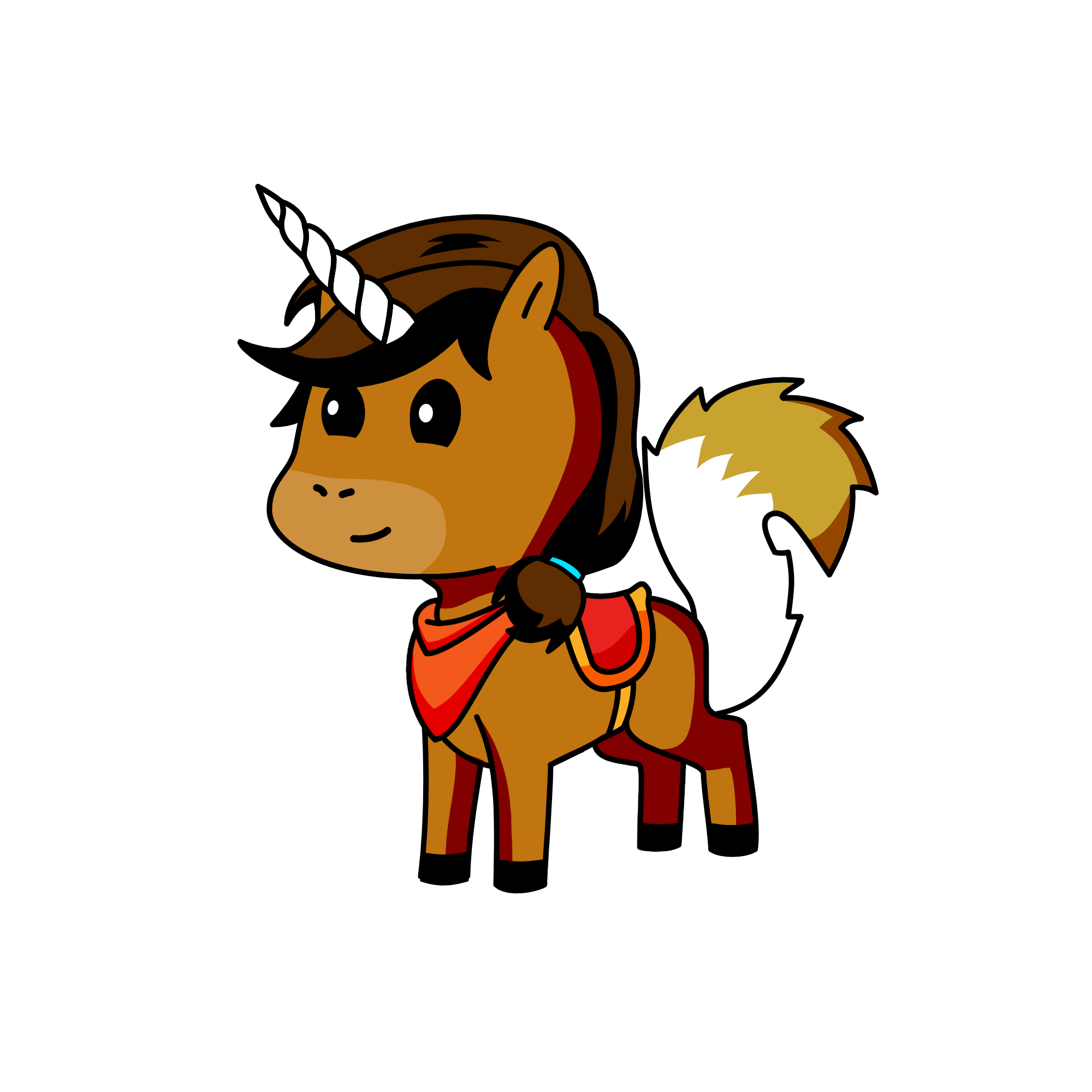 fluff, the unicorn