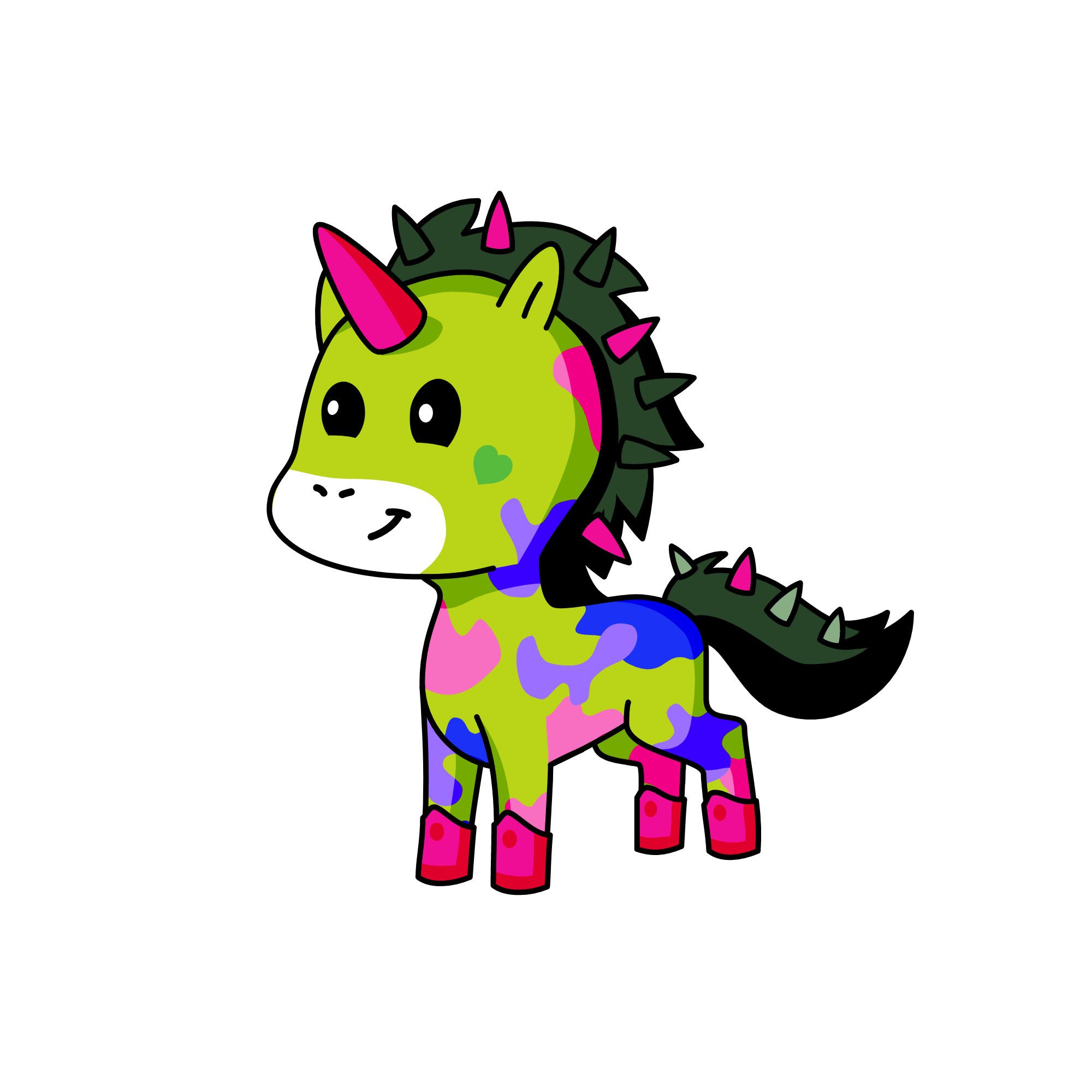 Spike, the unicorn