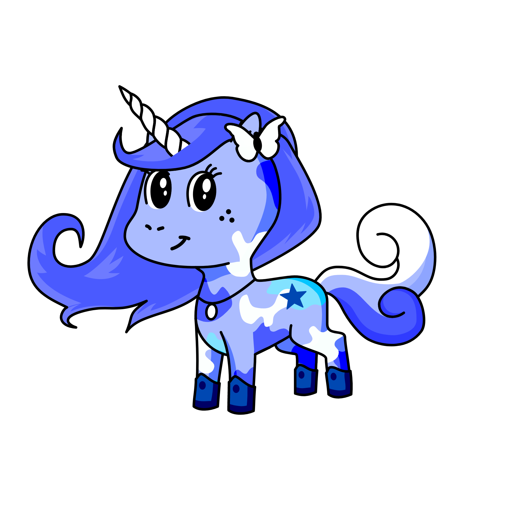 Sky, the unicorn