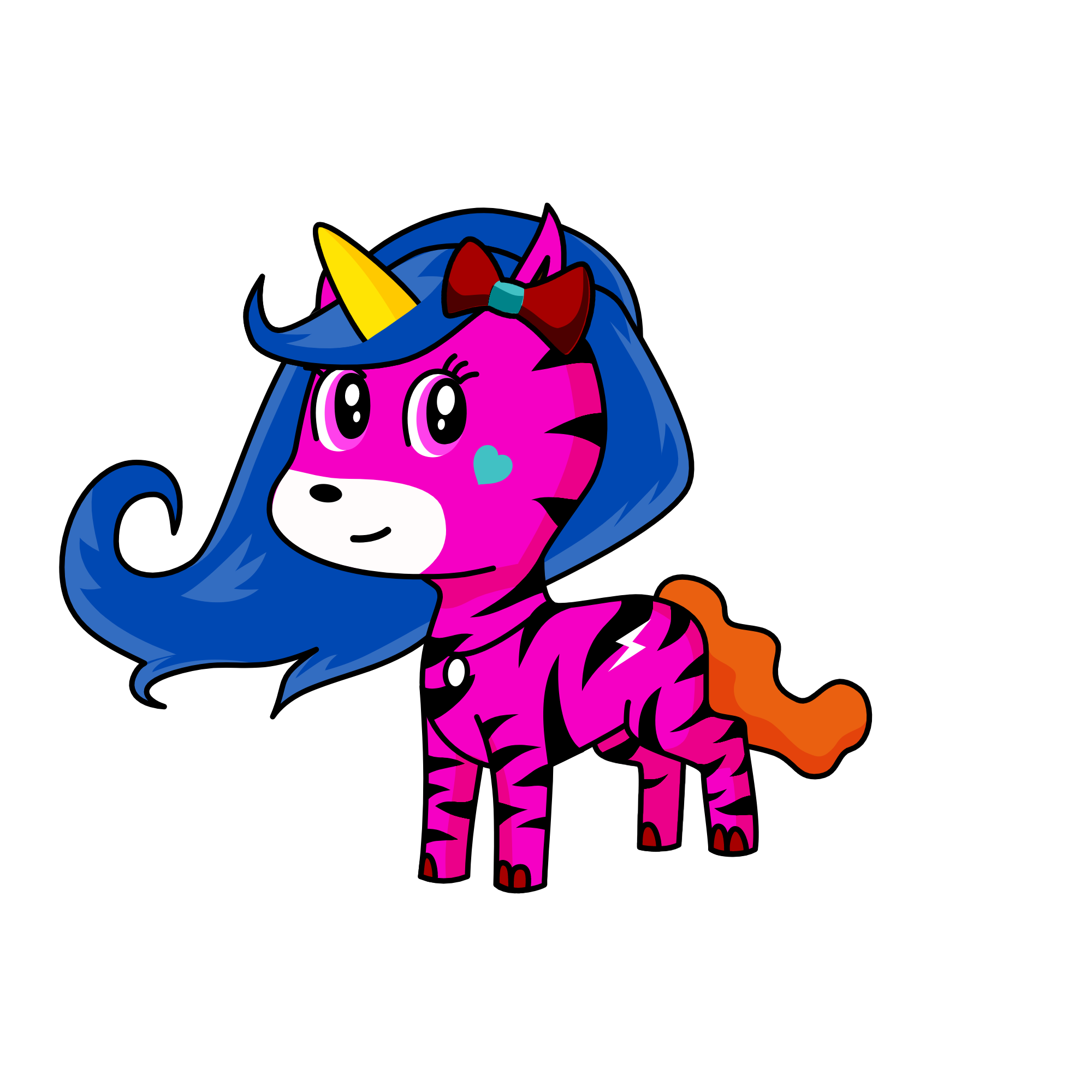 piper lil sister annna, the unicorn