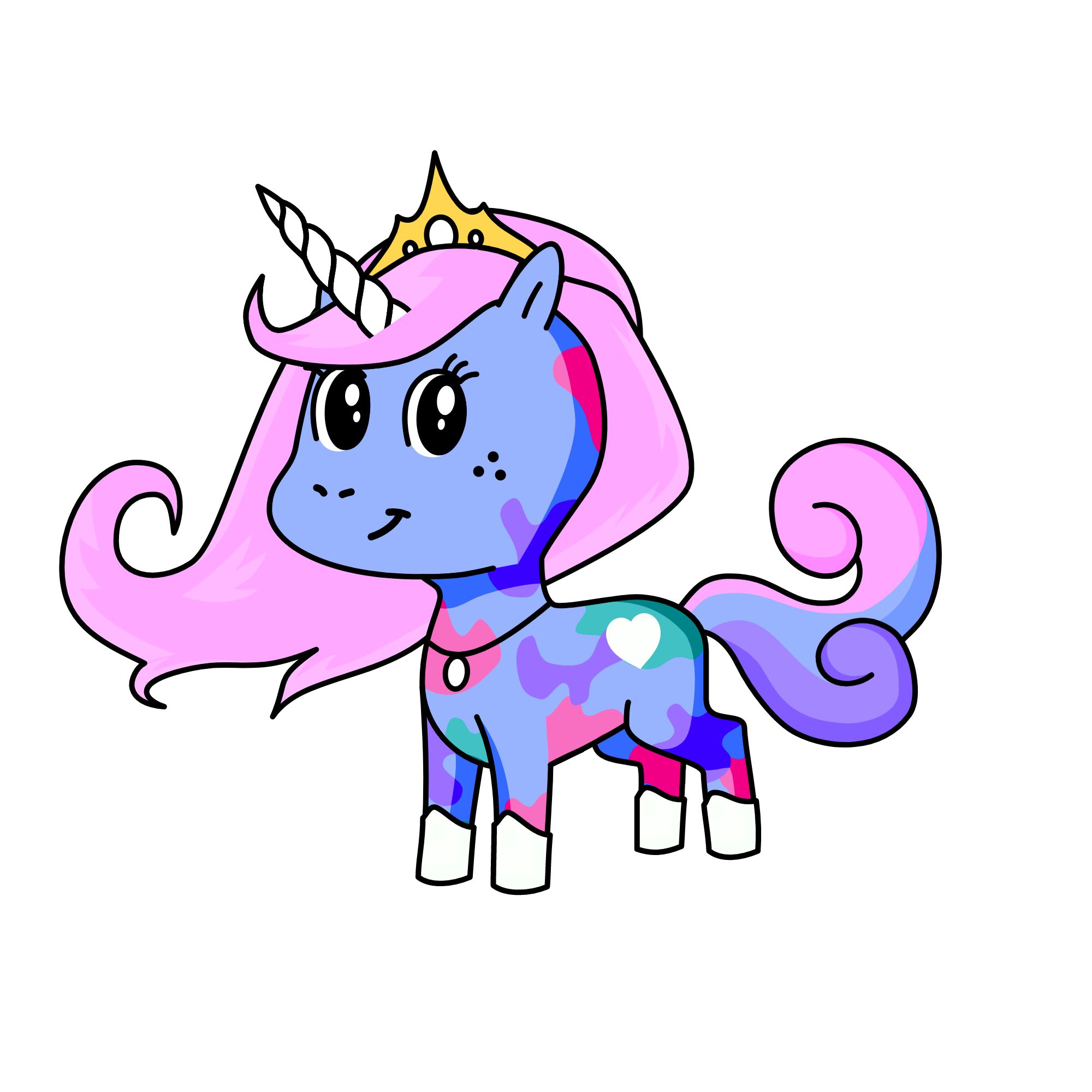 Sky, the unicorn