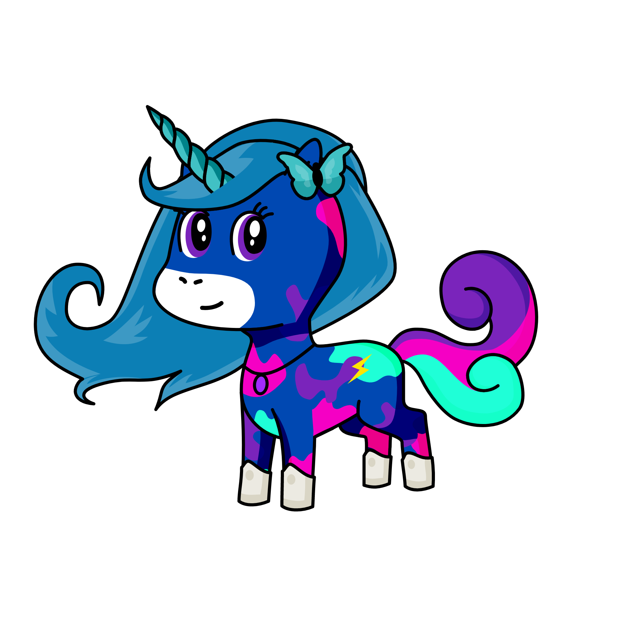 Galaxy, the unicorn
