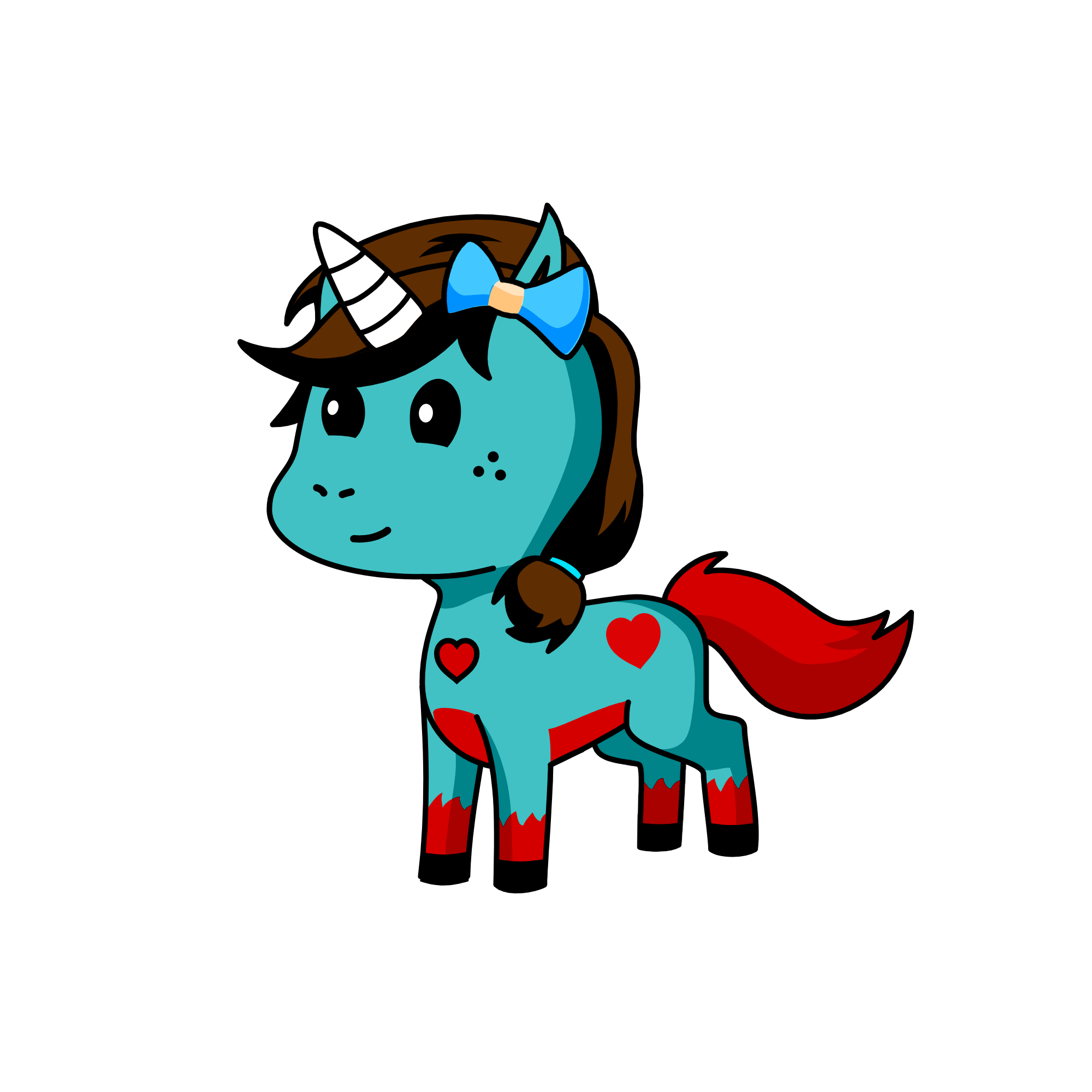 piper and annna and elliana sister lilly, the unicorn