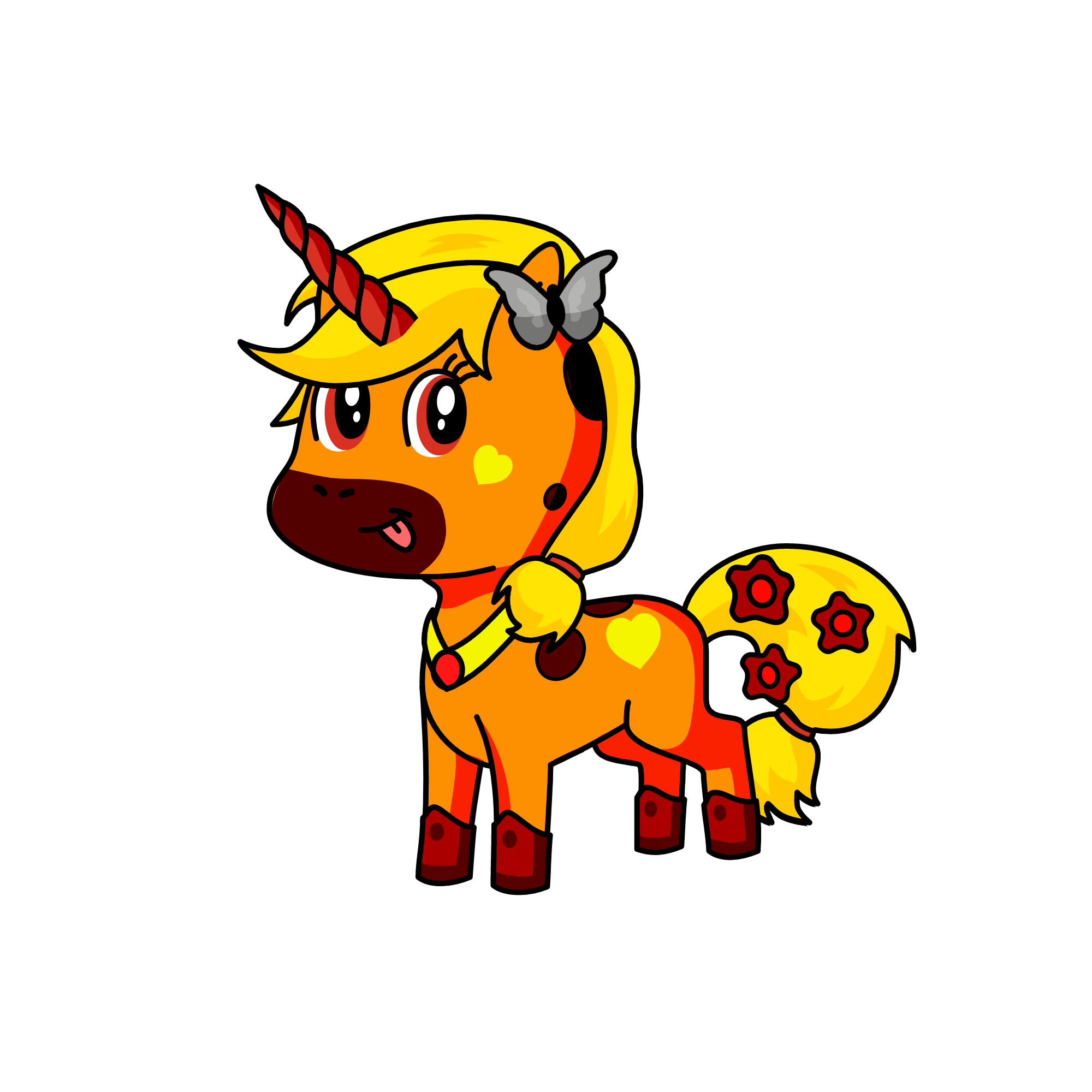 Pizza, the unicorn