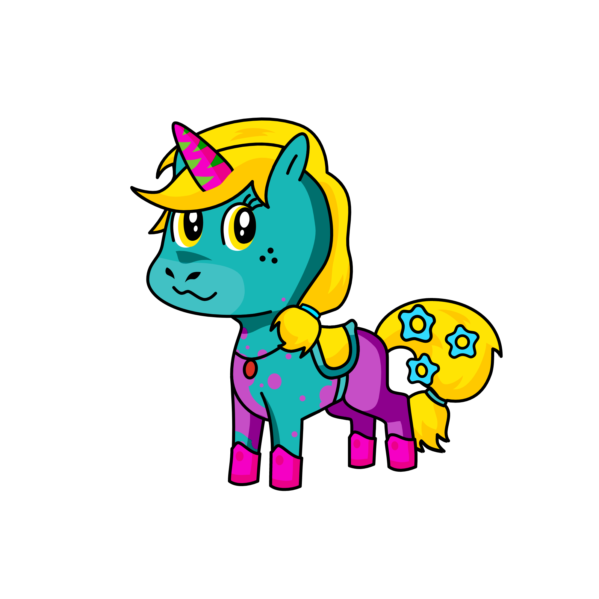 Present, the unicorn
