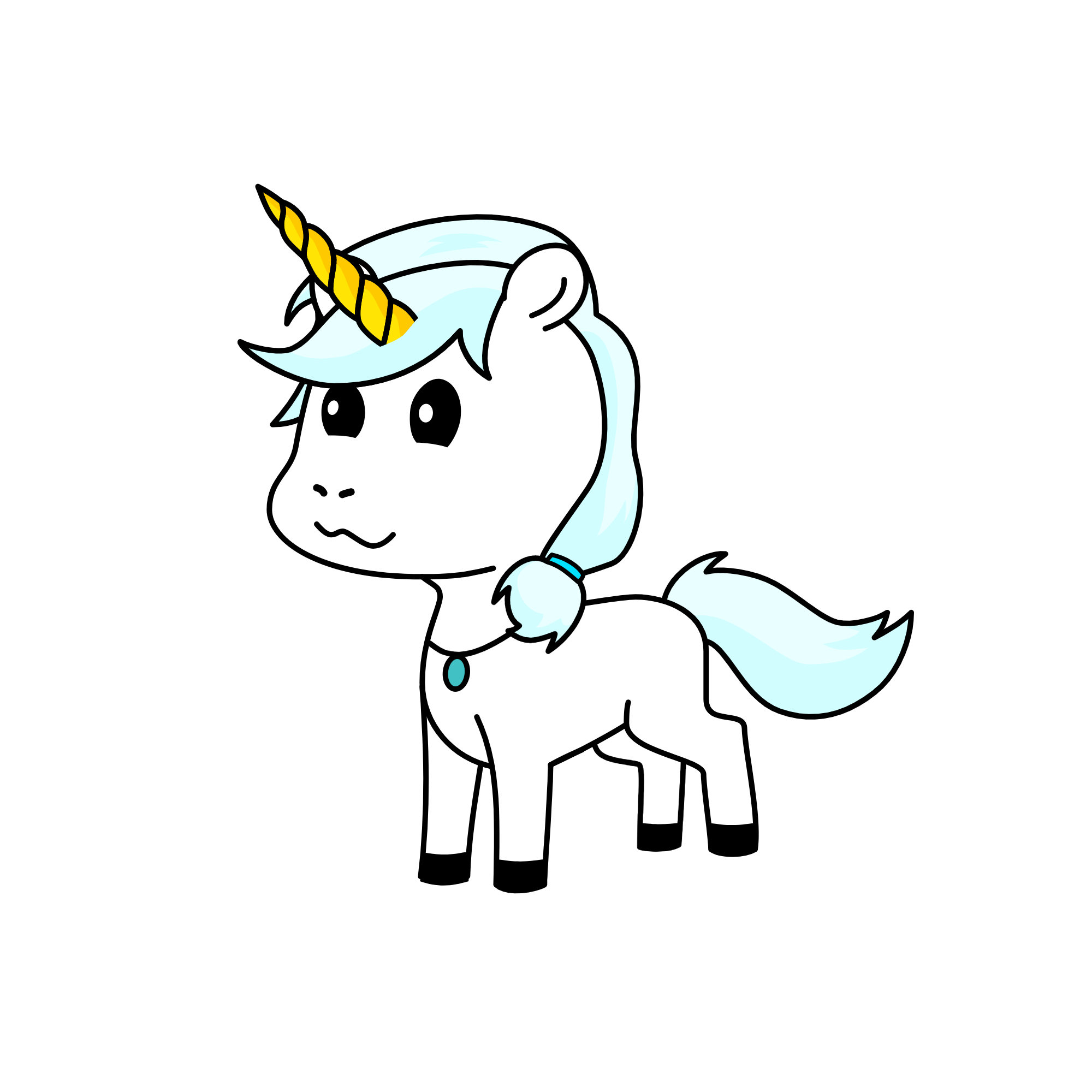 Winter, the unicorn