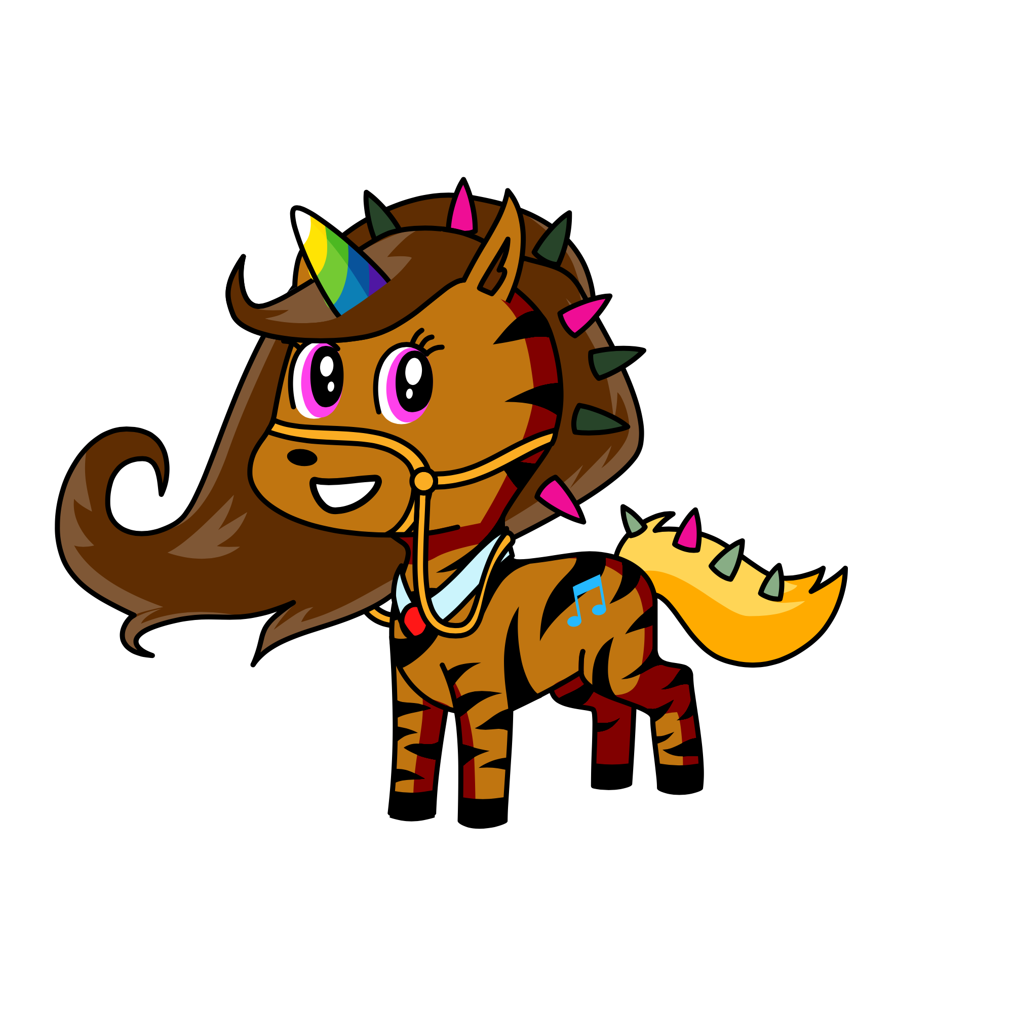 Pony, the unicorn