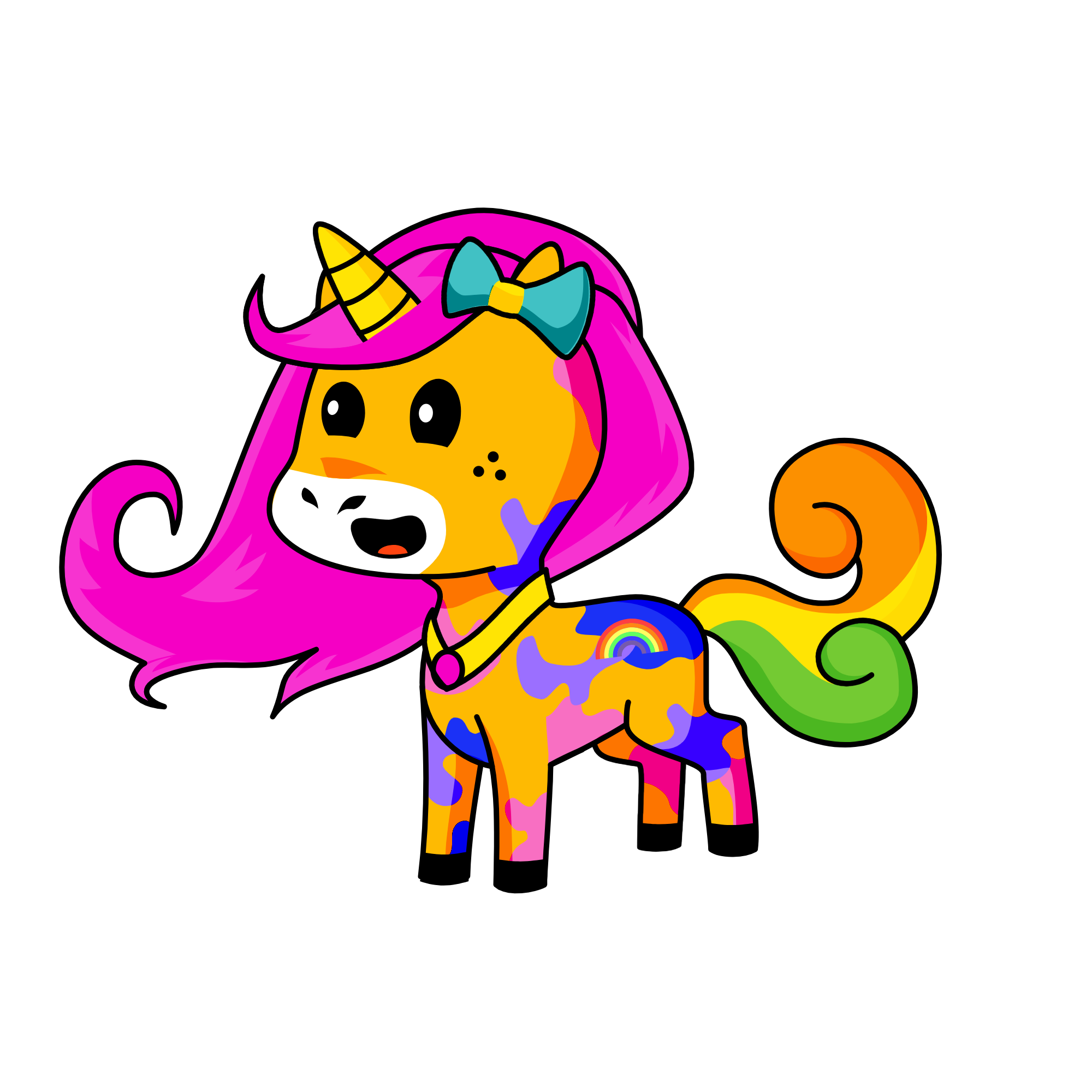 April, the unicorn