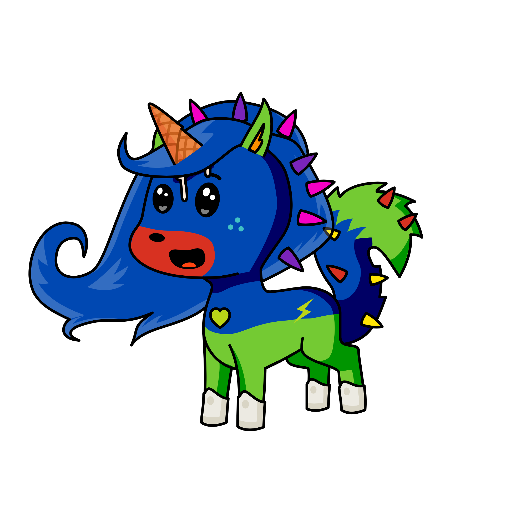 Dyola, the unicorn