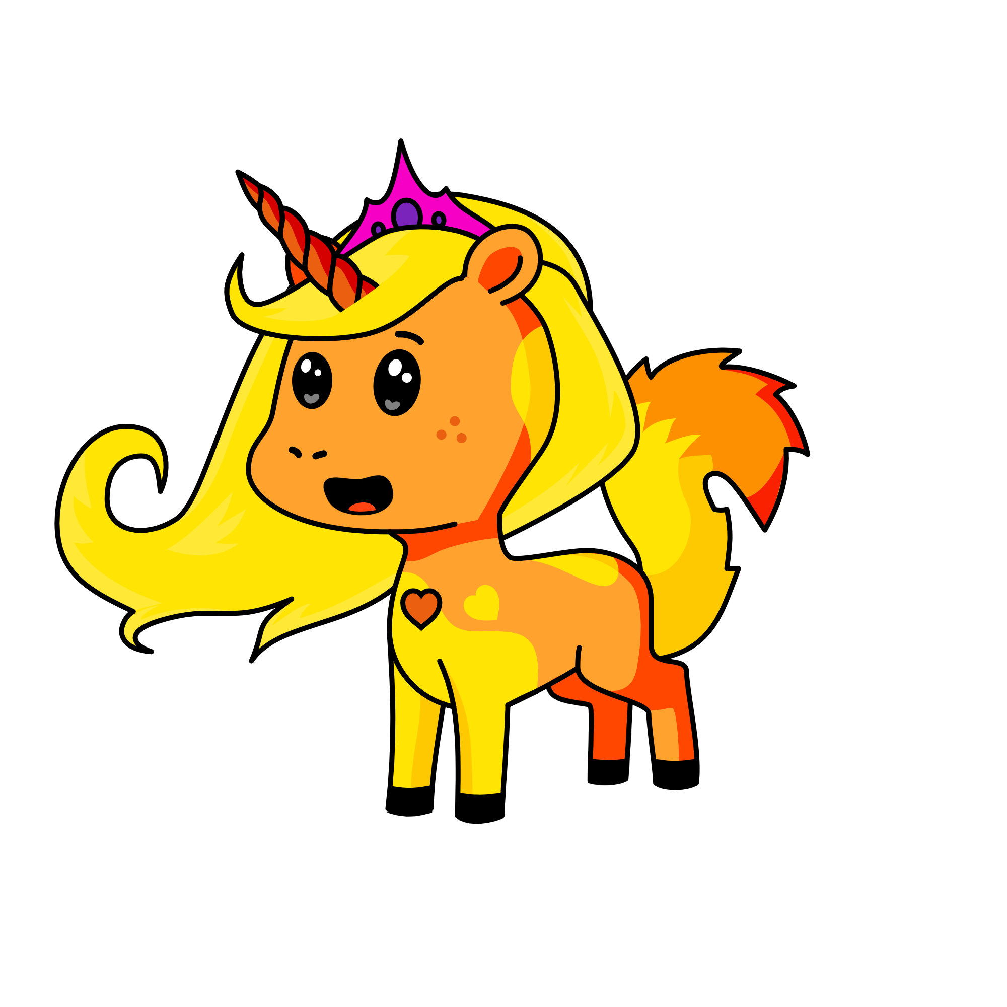 Rebecca, the unicorn