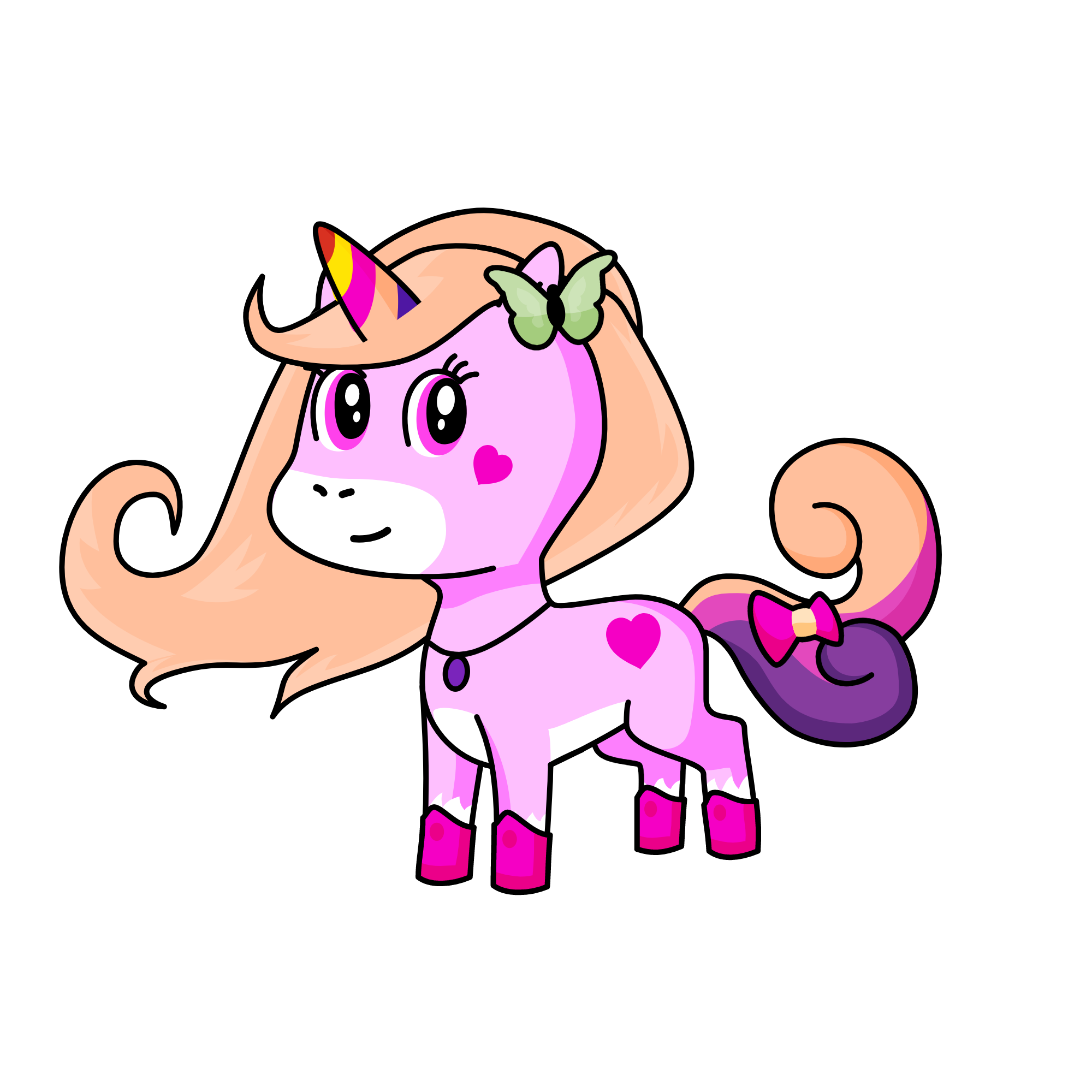Blossom, the unicorn