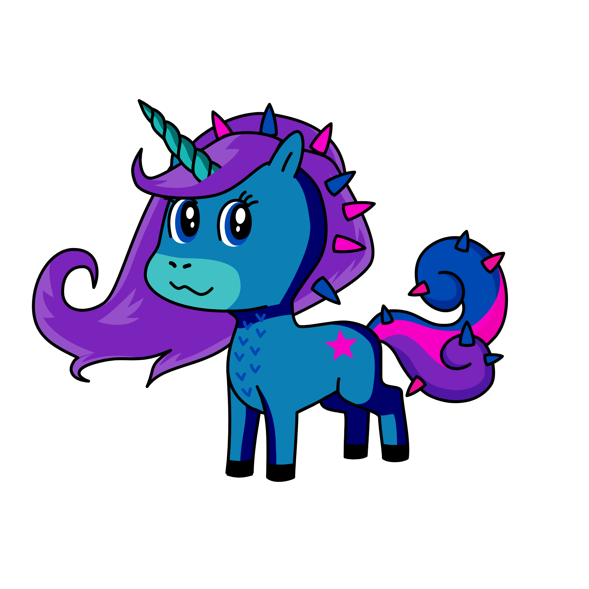claudette, the unicorn