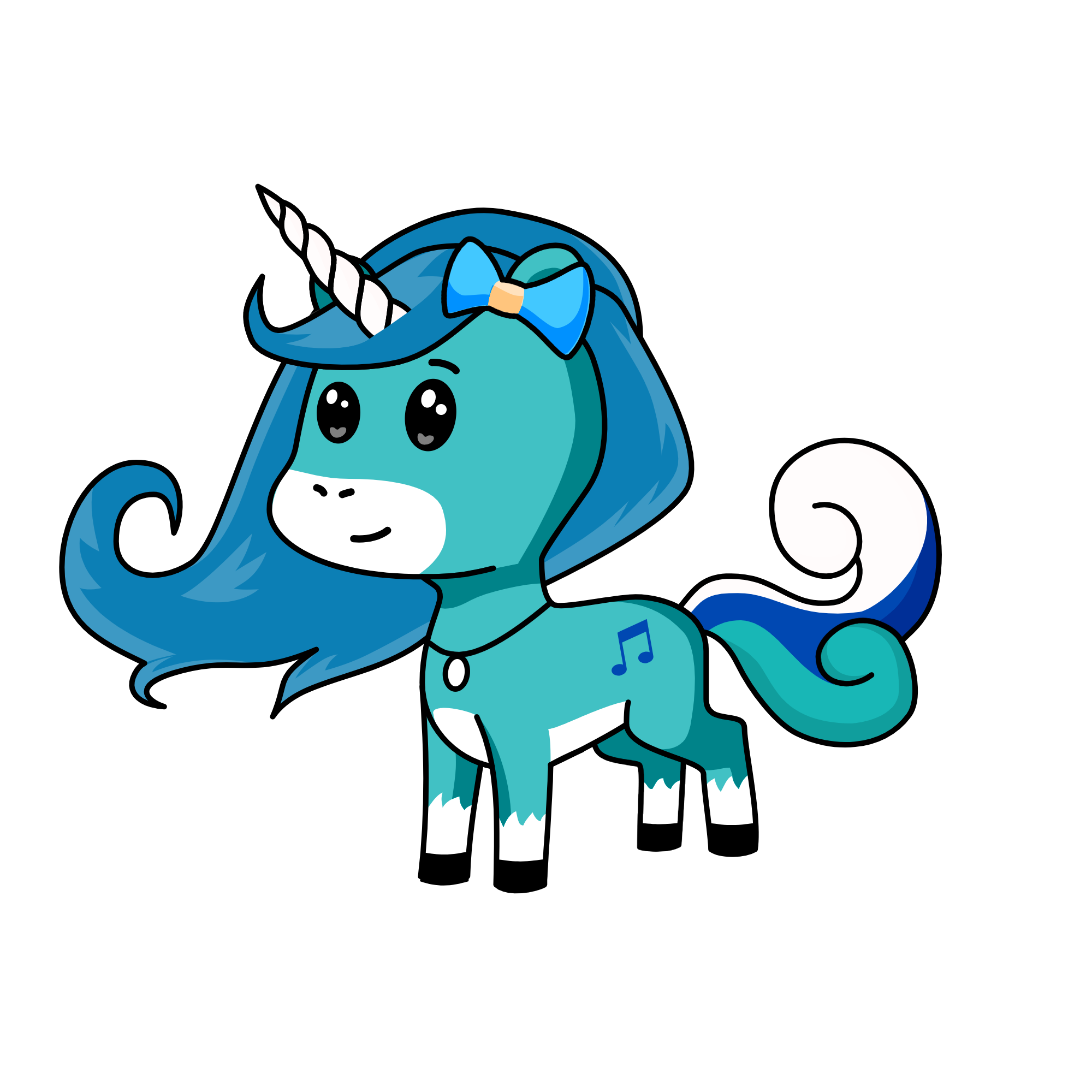 Snowy, the unicorn