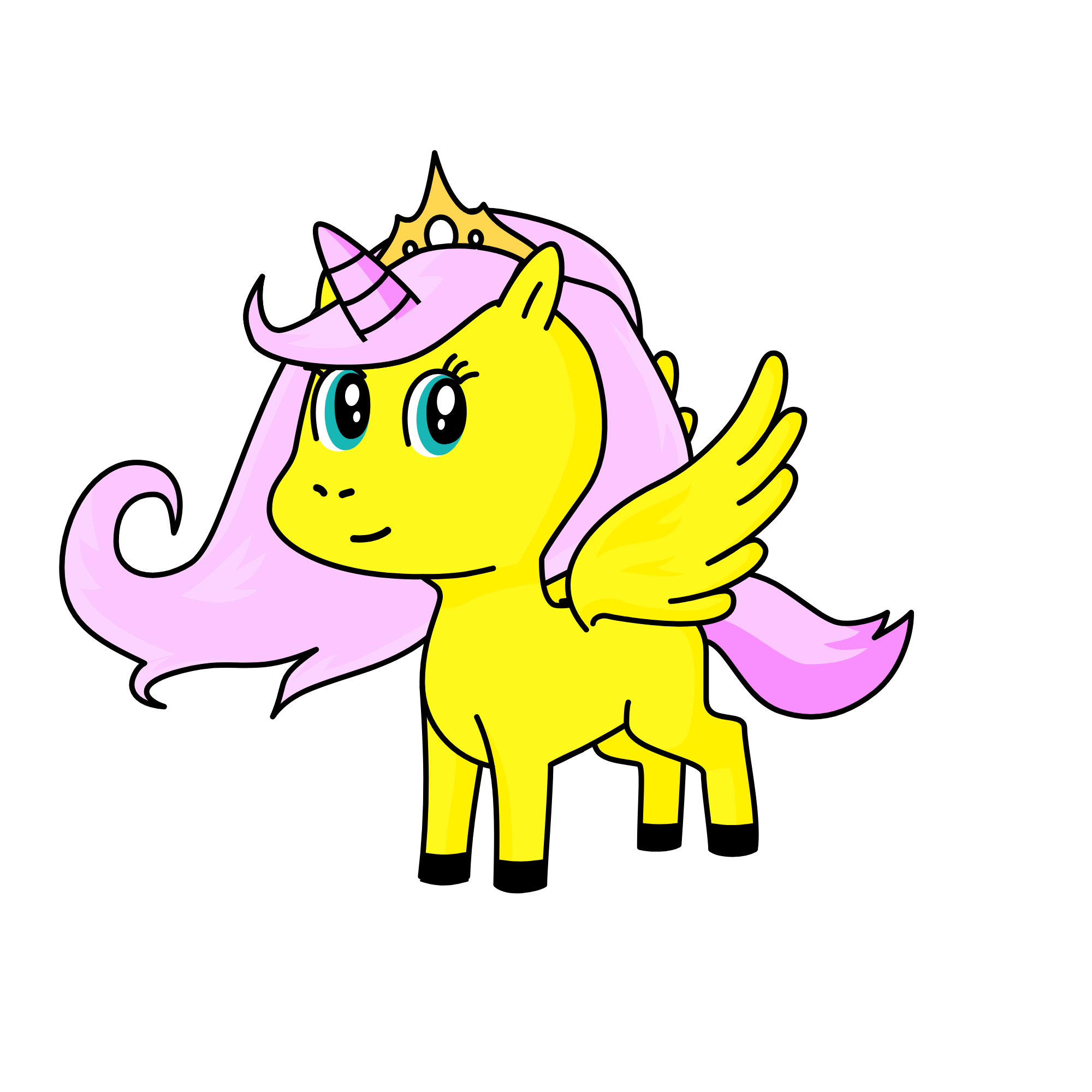 Fluttershy, the unicorn