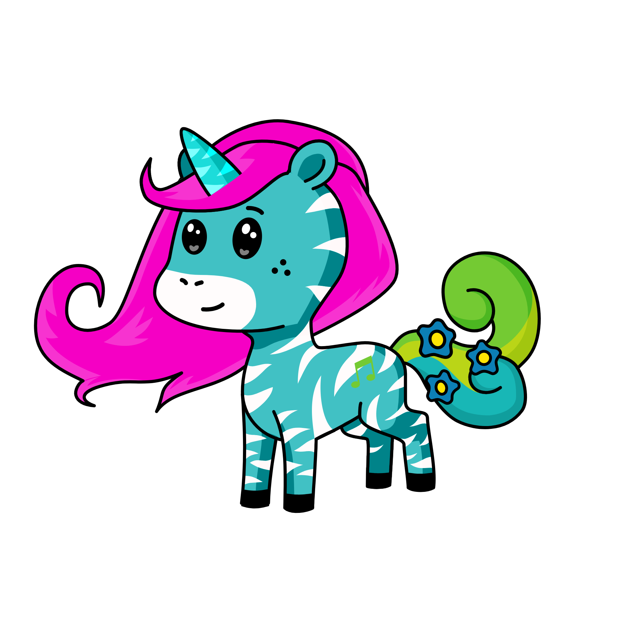 Clouds, the unicorn