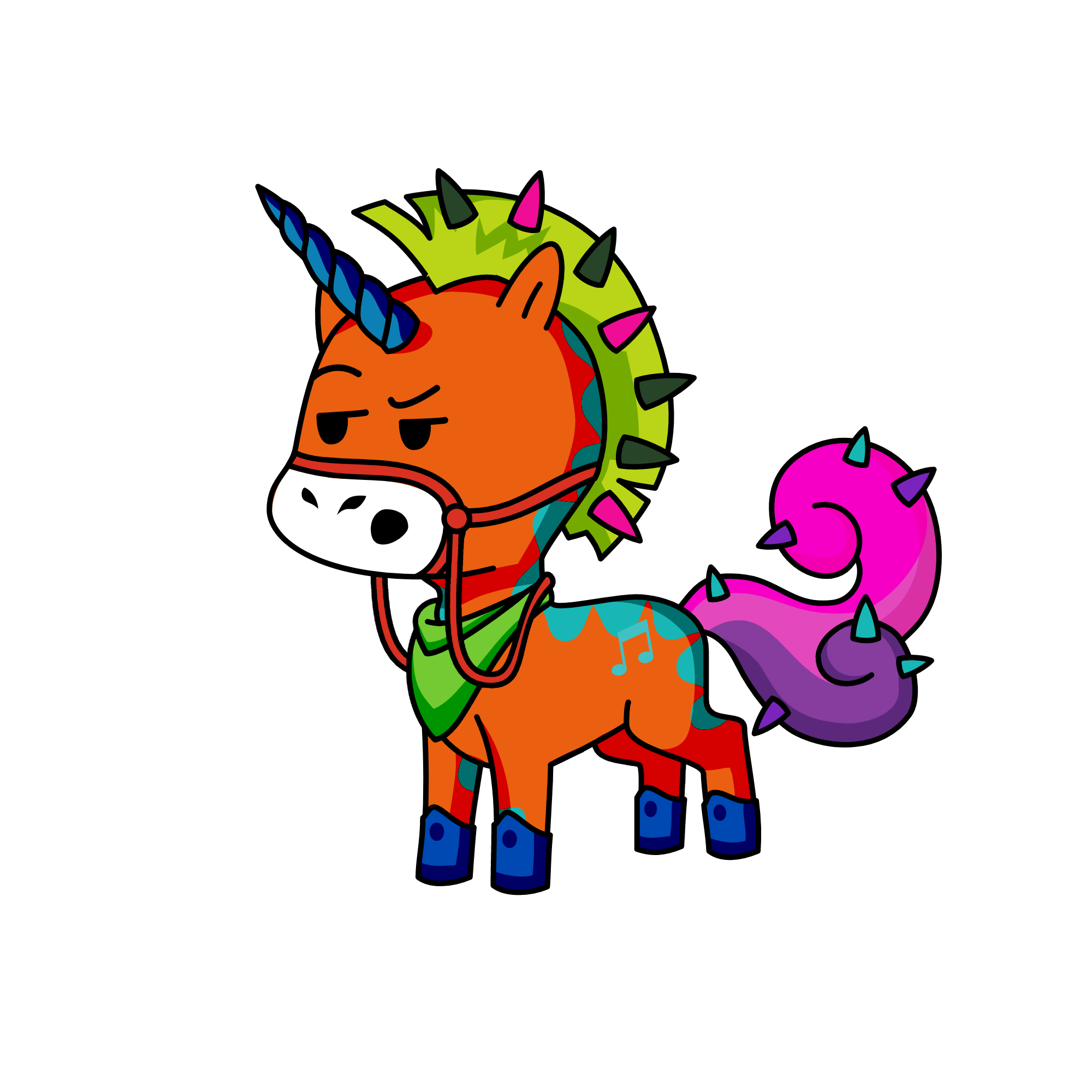 DEATH BRINGER, the unicorn