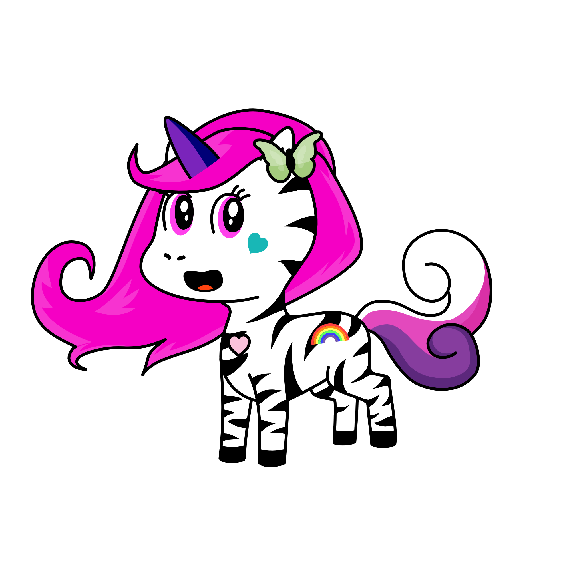 Cutey, the unicorn