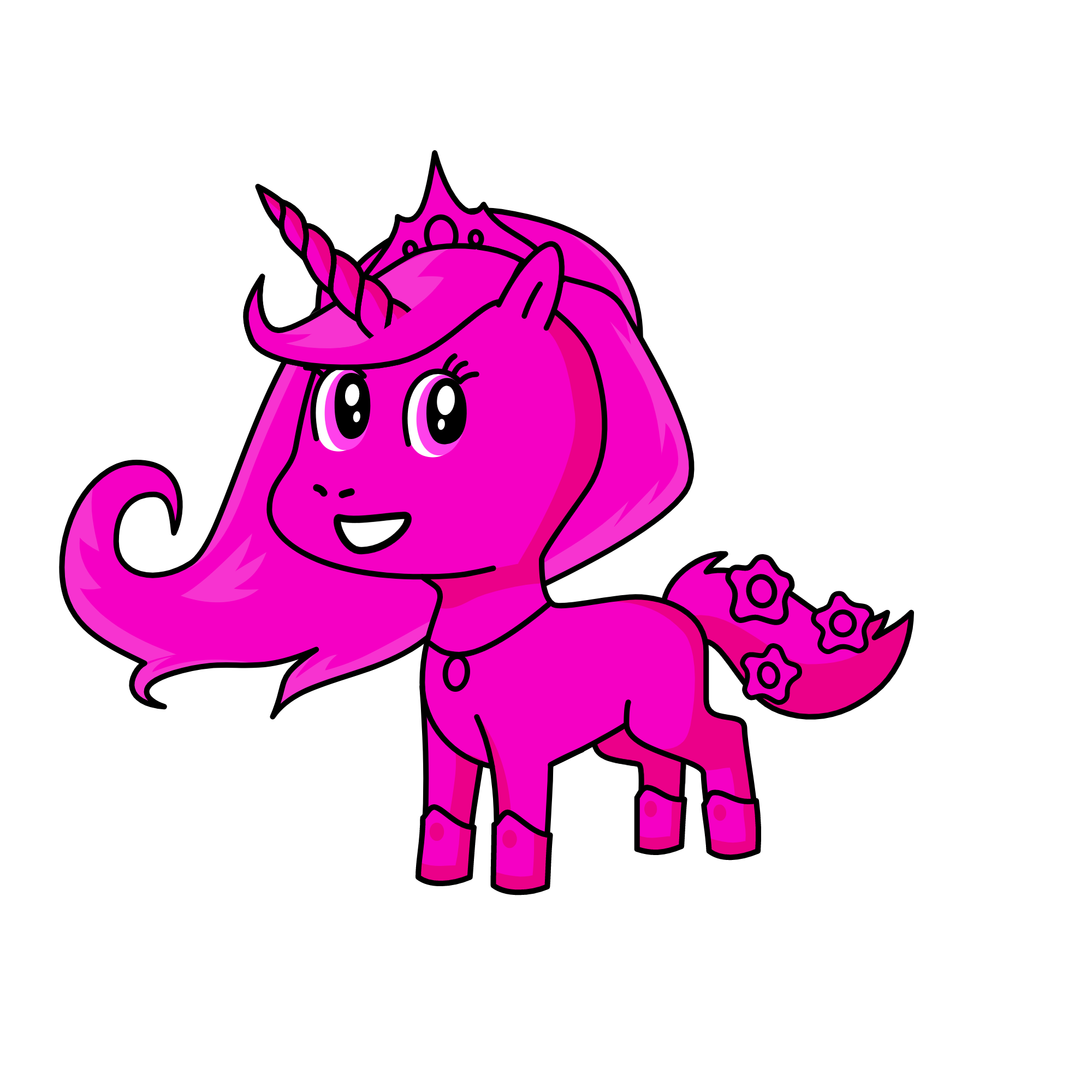 Elle, the unicorn