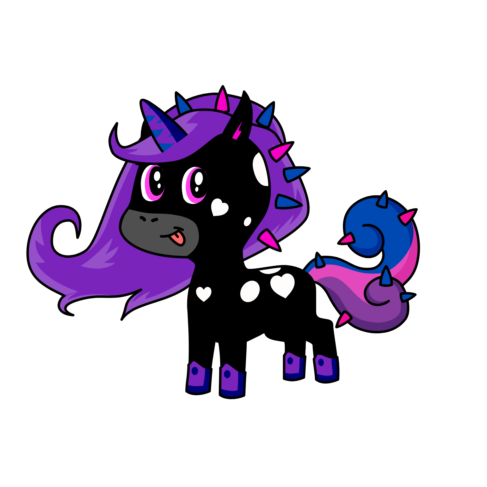Dark, the unicorn