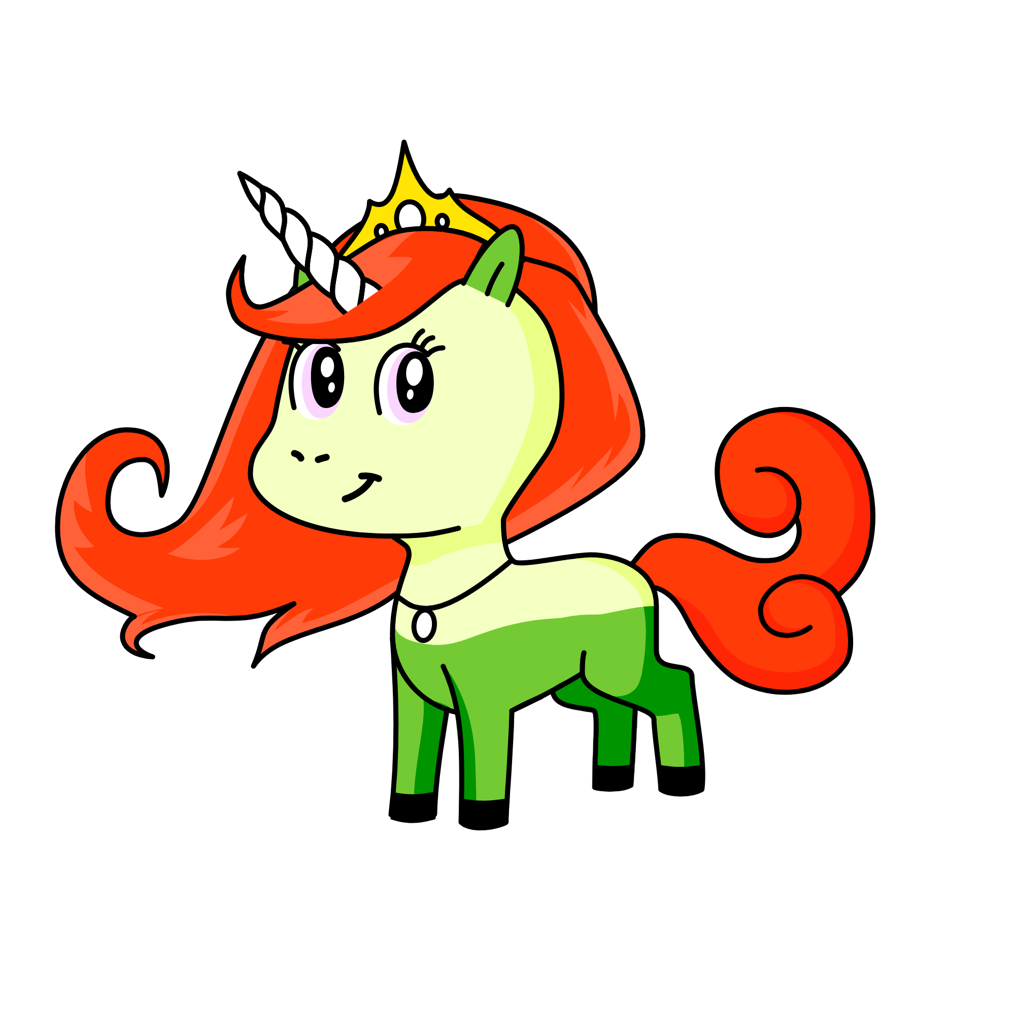 Ariel, the unicorn