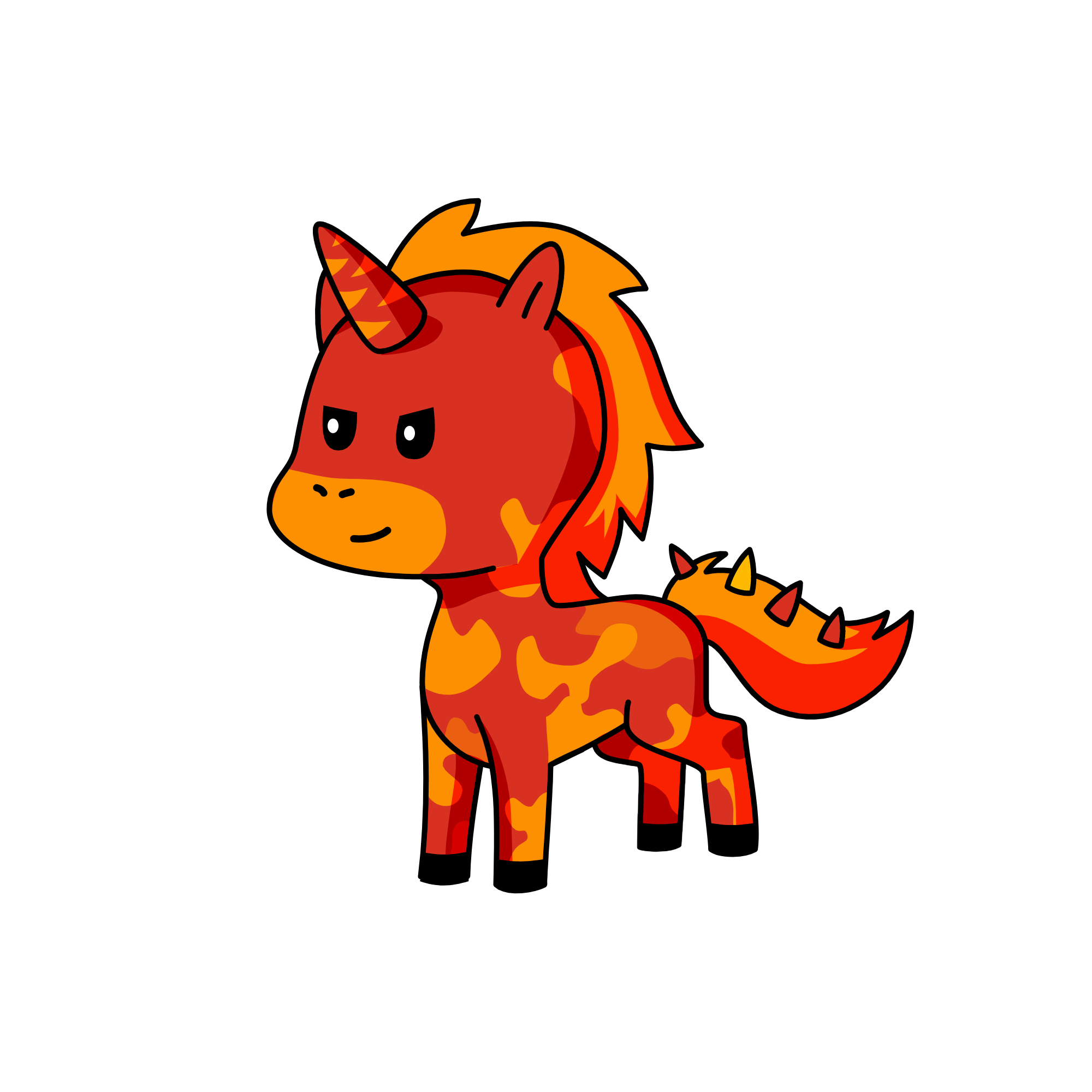 the lava solder, the unicorn