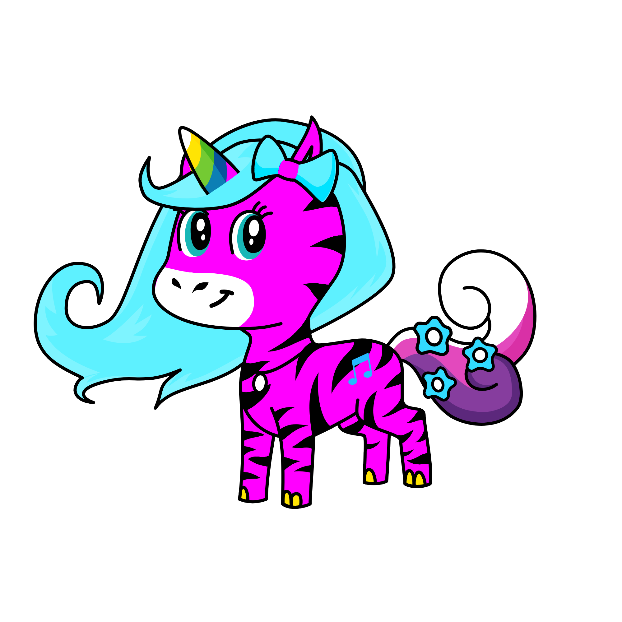 rose, the unicorn
