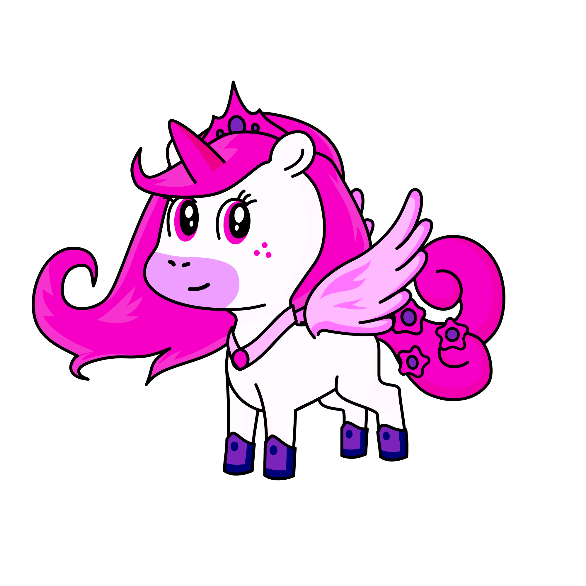pricess, the unicorn