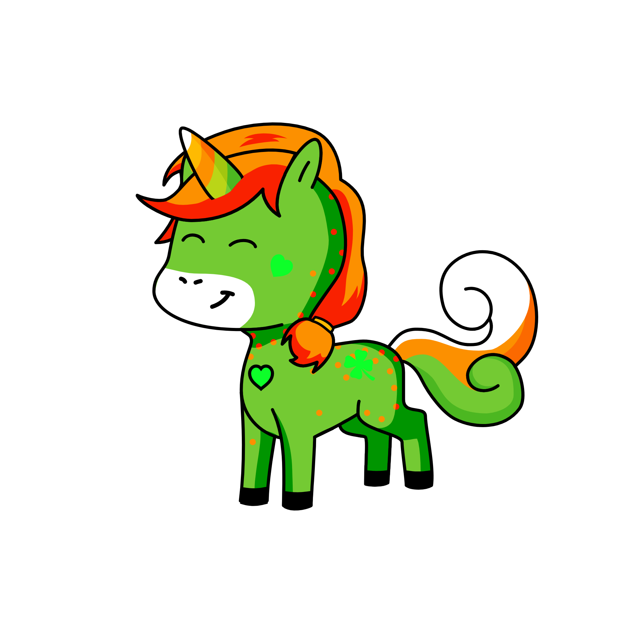 St.patricks , the unicorn