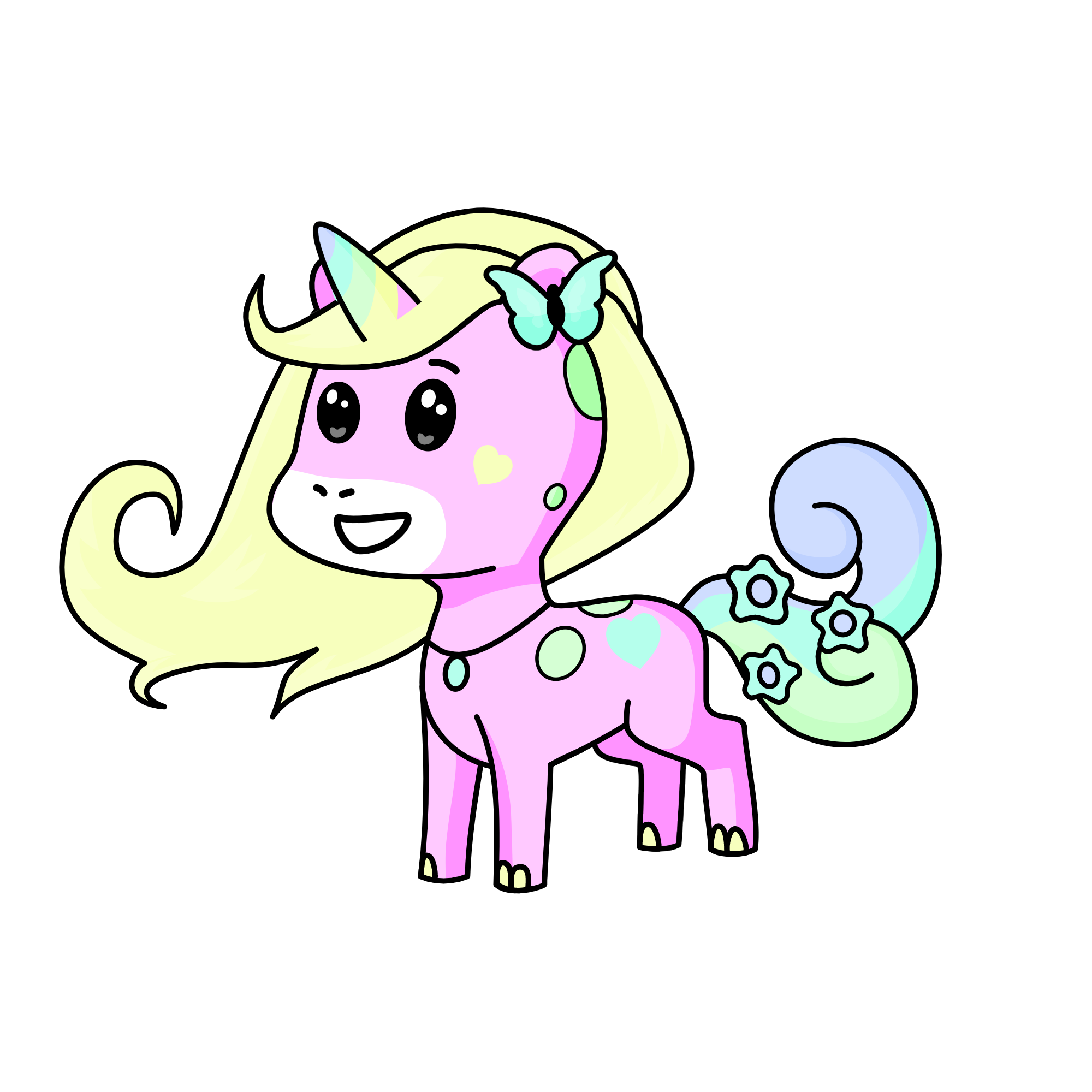 Easter, the unicorn