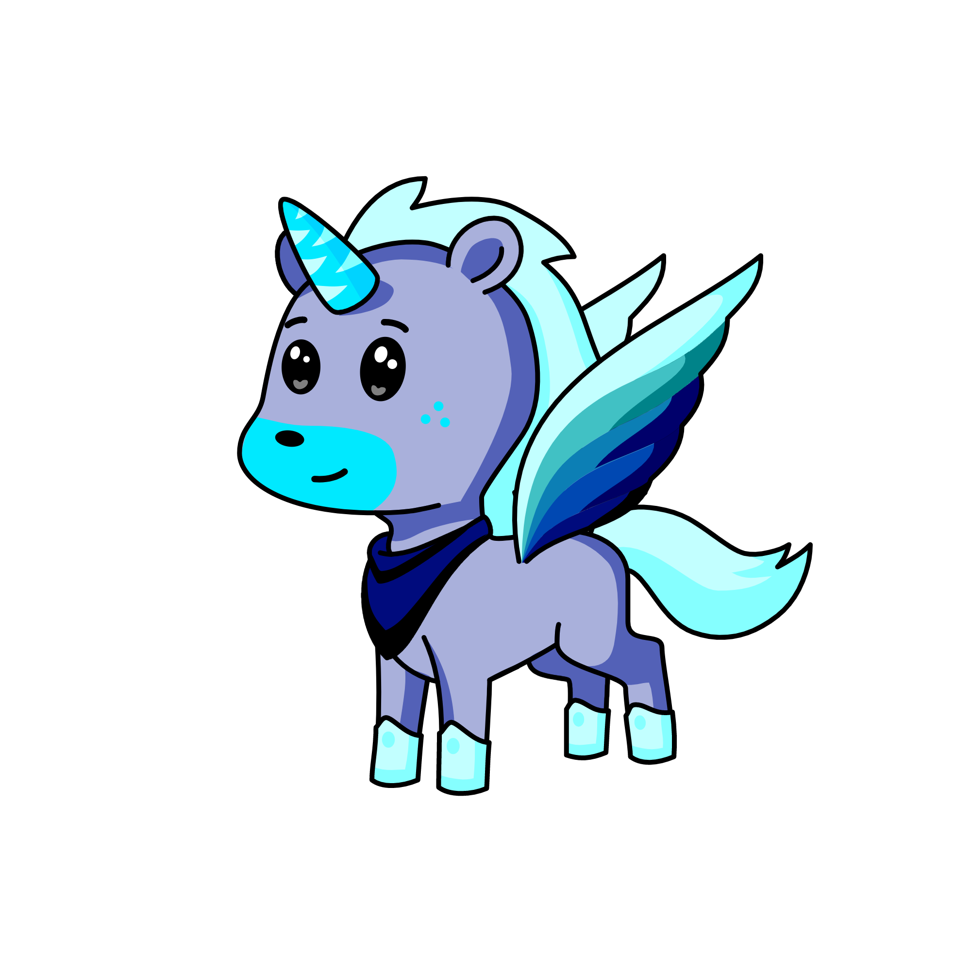 Frosty, the unicorn