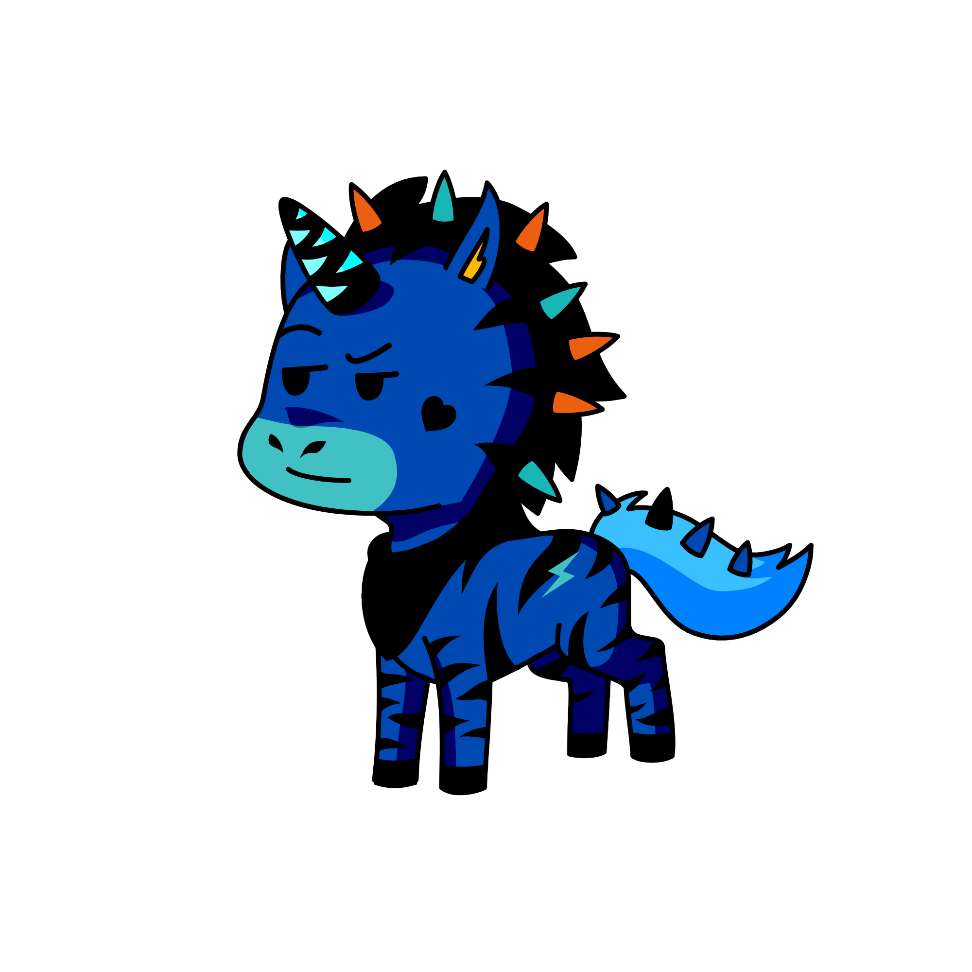 Spike, the unicorn