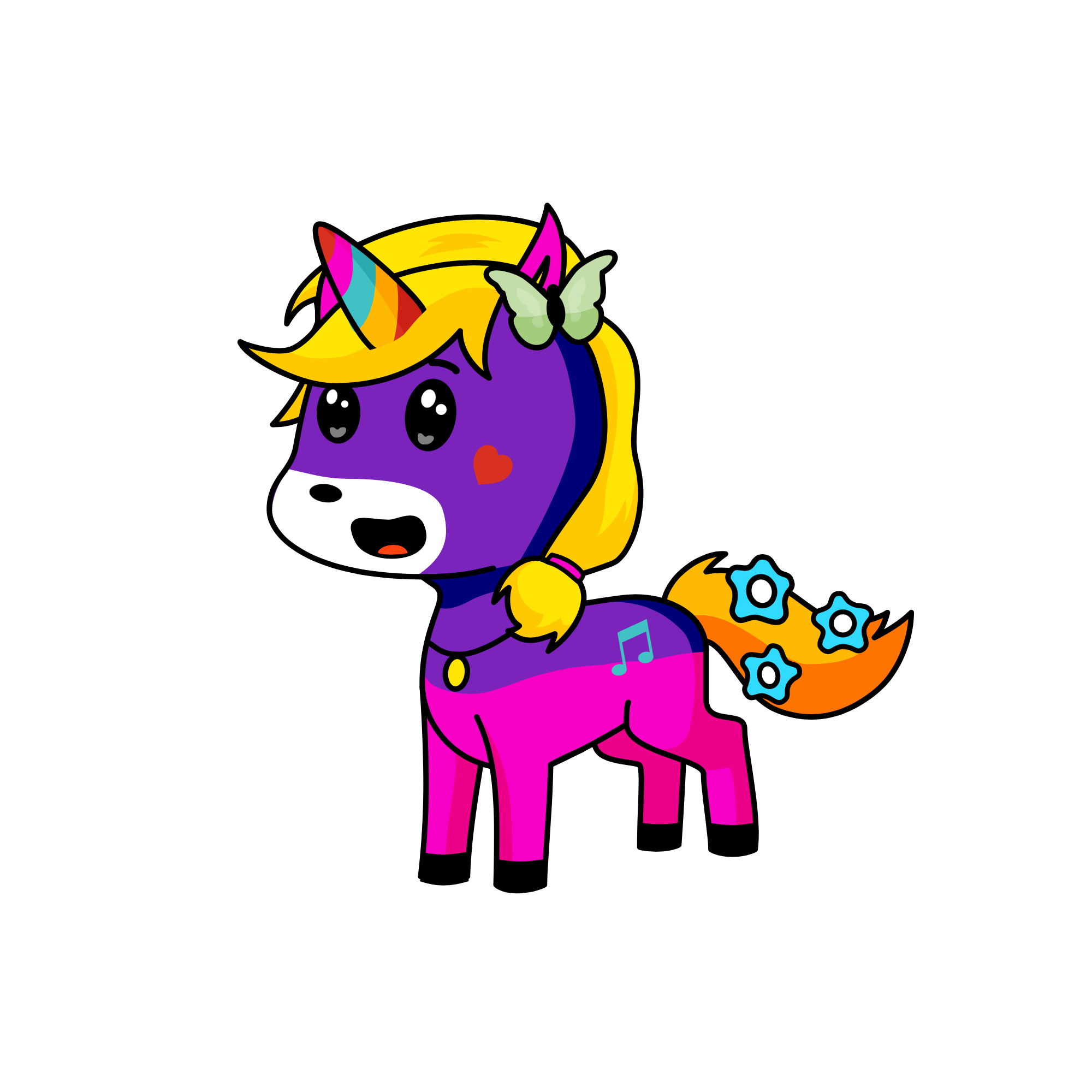 bunny, the unicorn