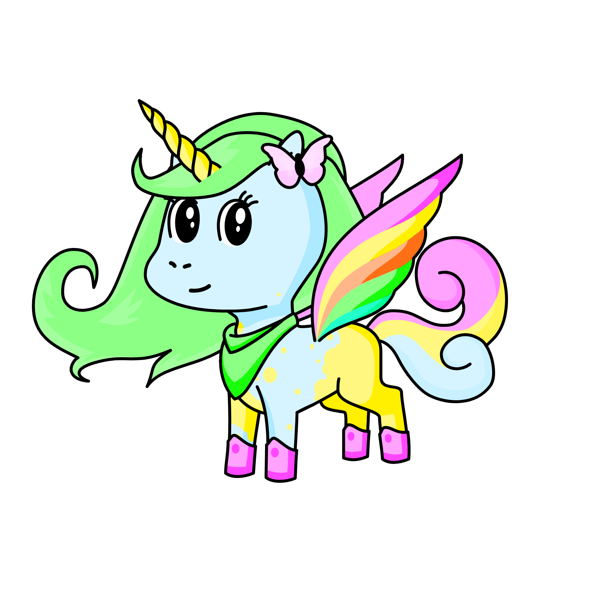 rainbow, the unicorn