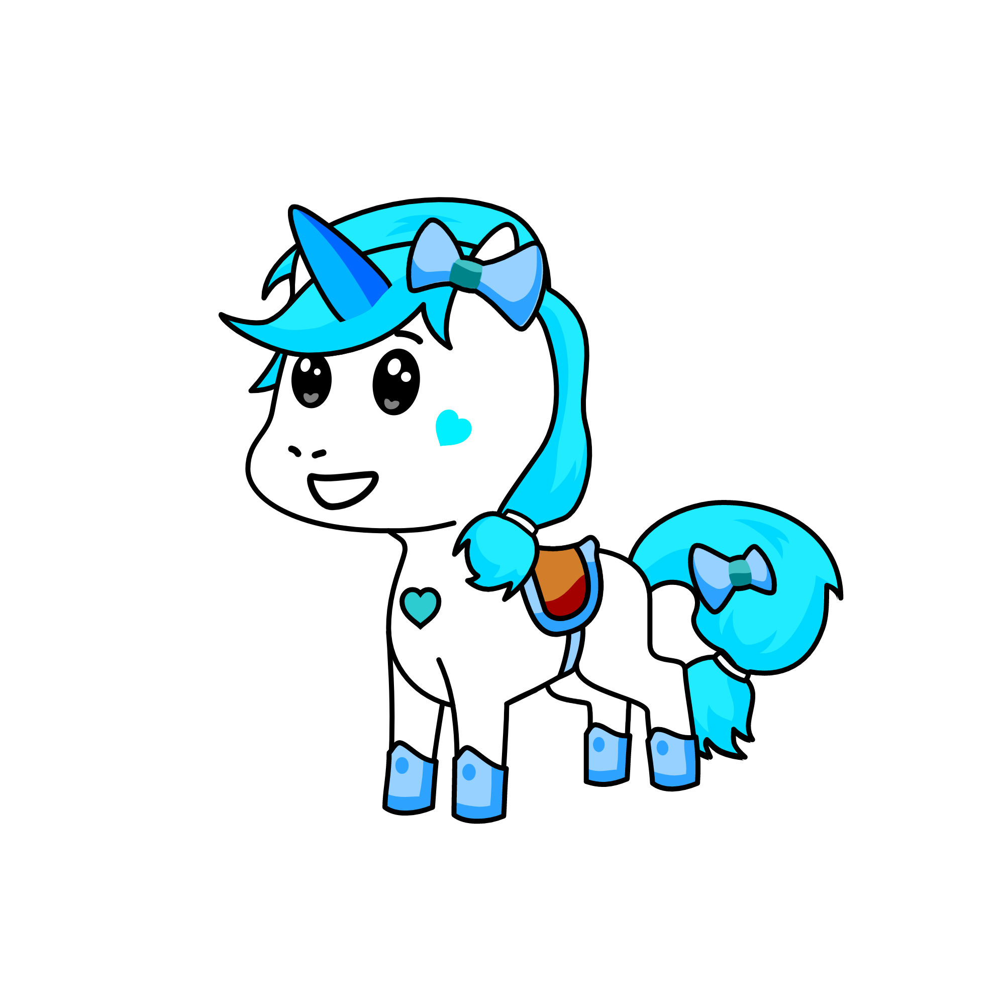Snowy Girl, the unicorn