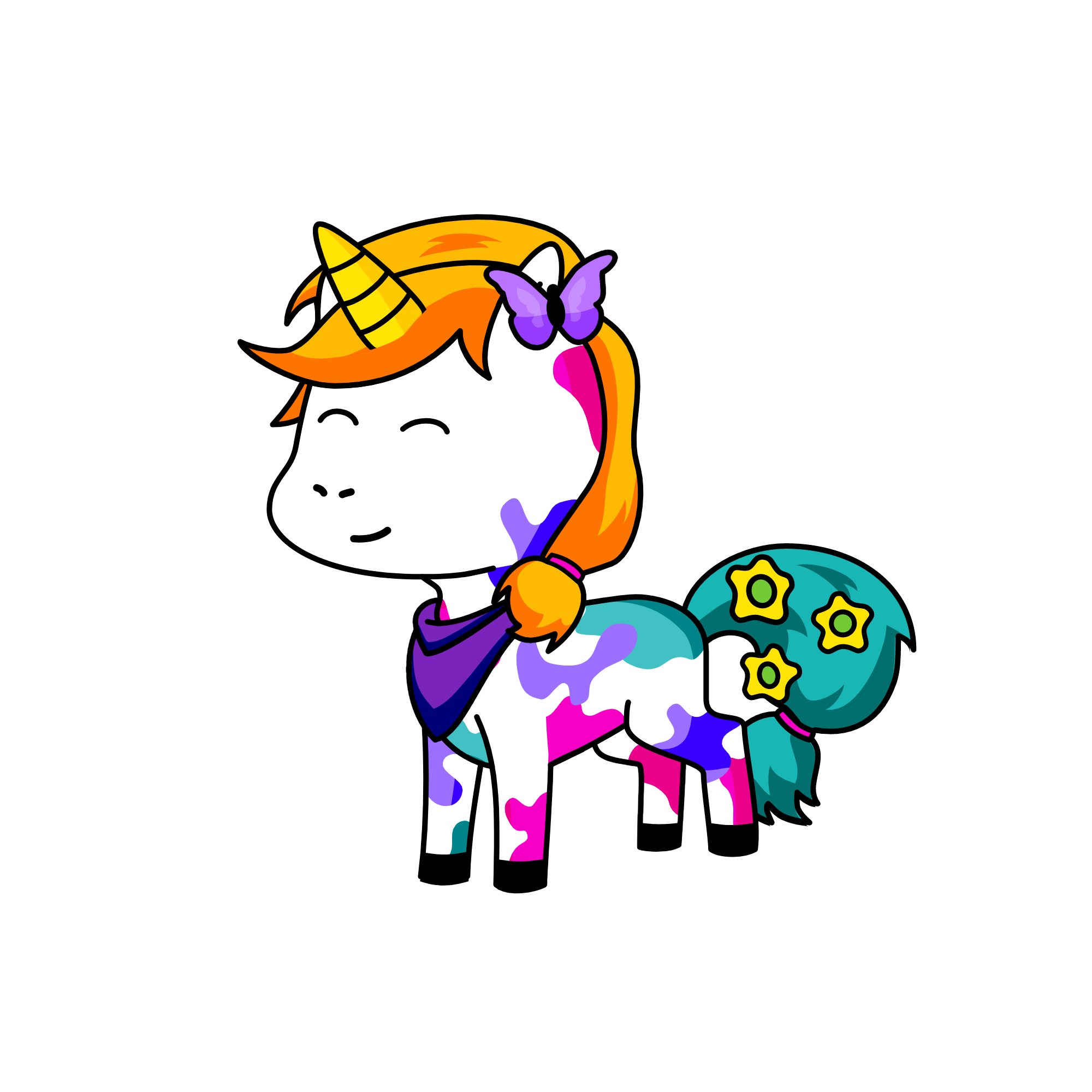 Just a Bit Messy, the unicorn