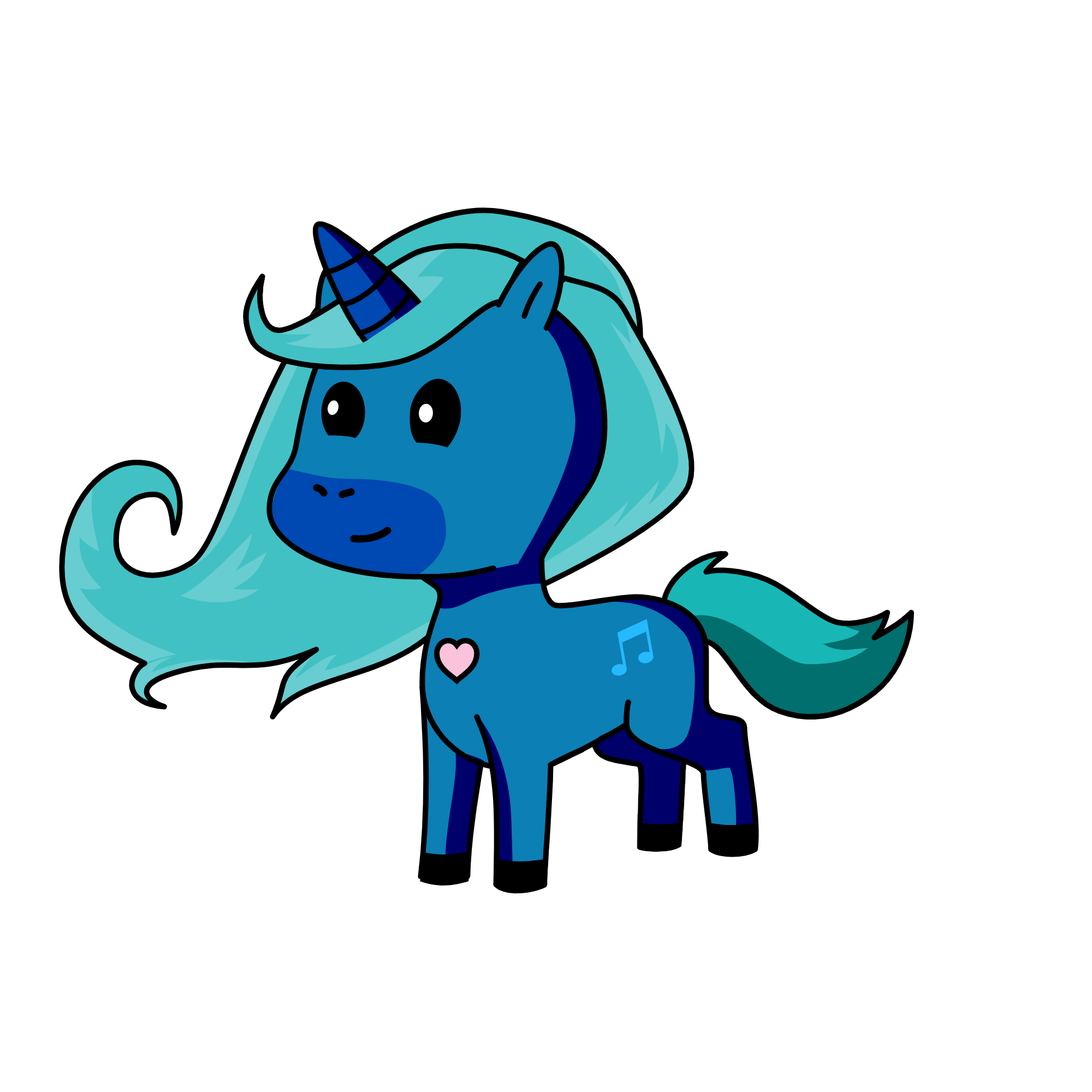 go in Dnight, the unicorn