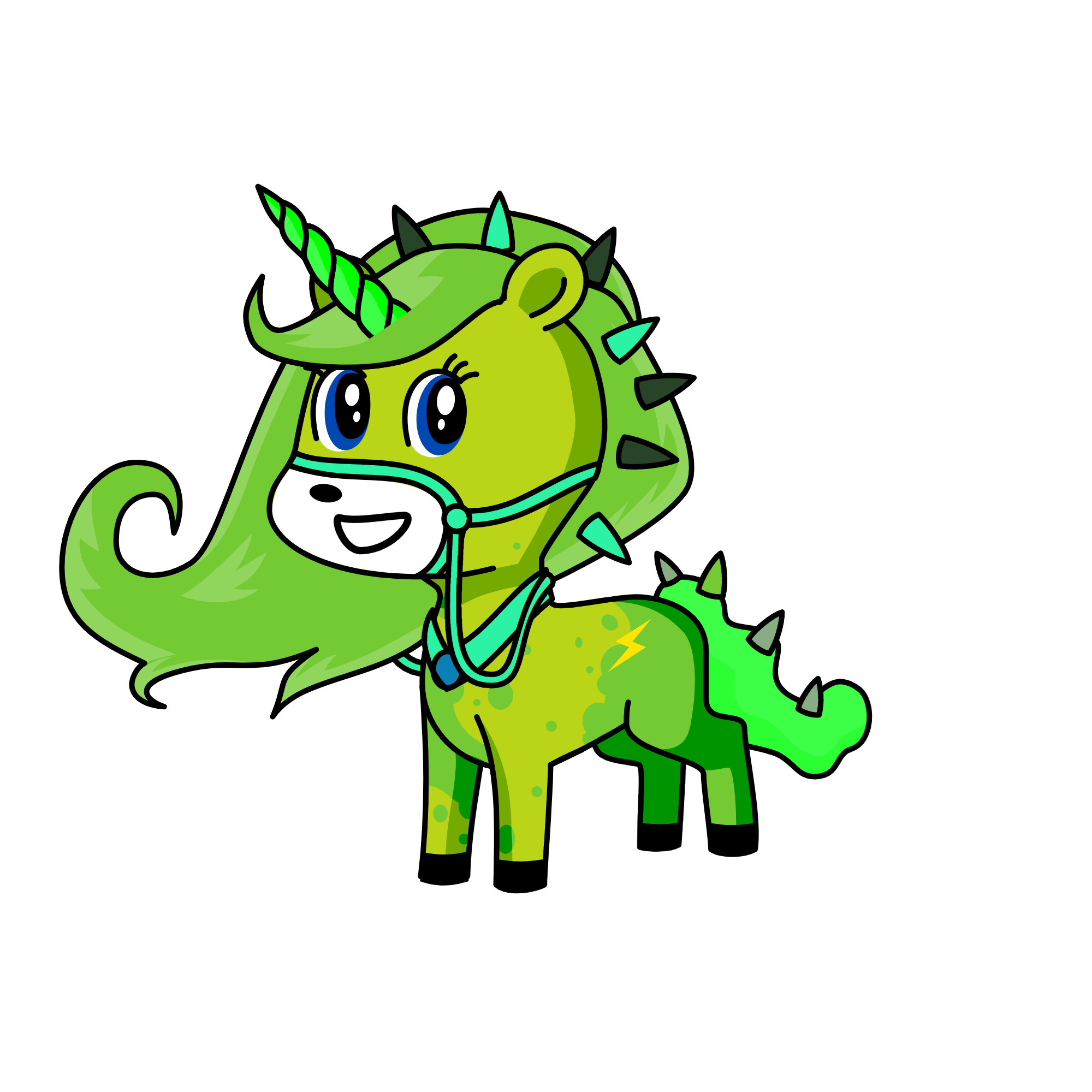CloverLand, the unicorn