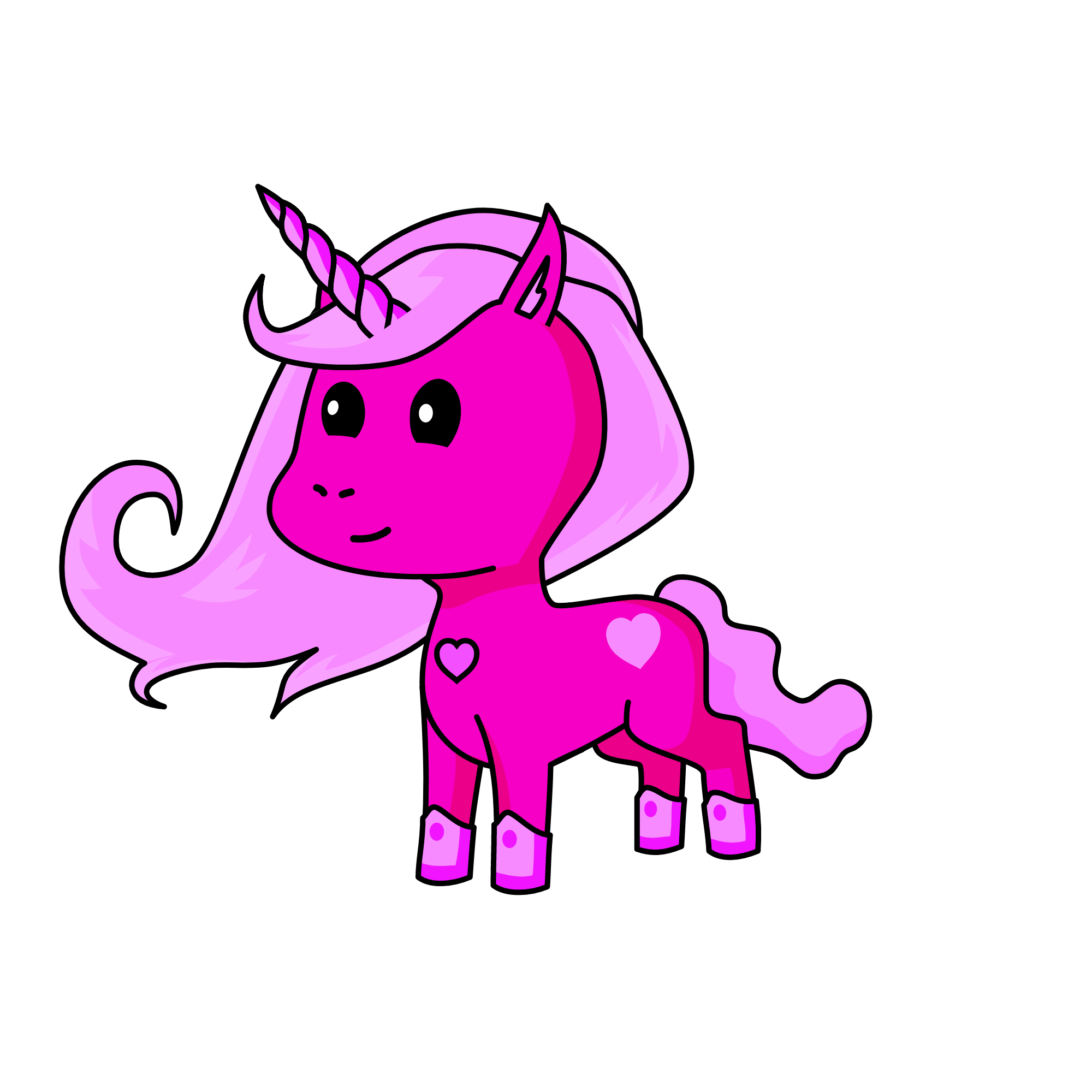 pinke pie, the unicorn