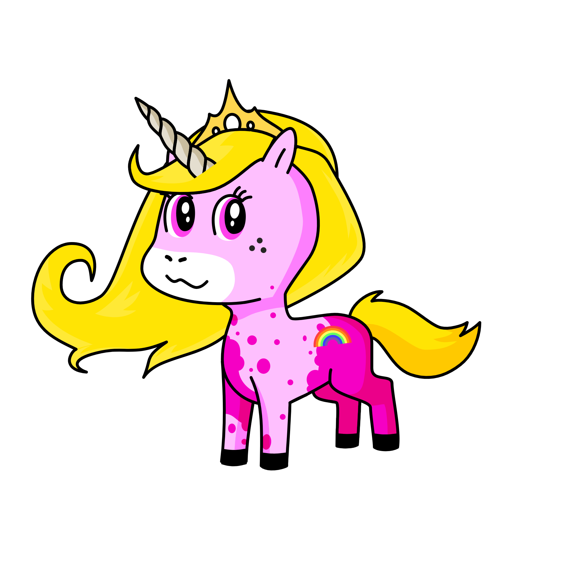 pink, the unicorn