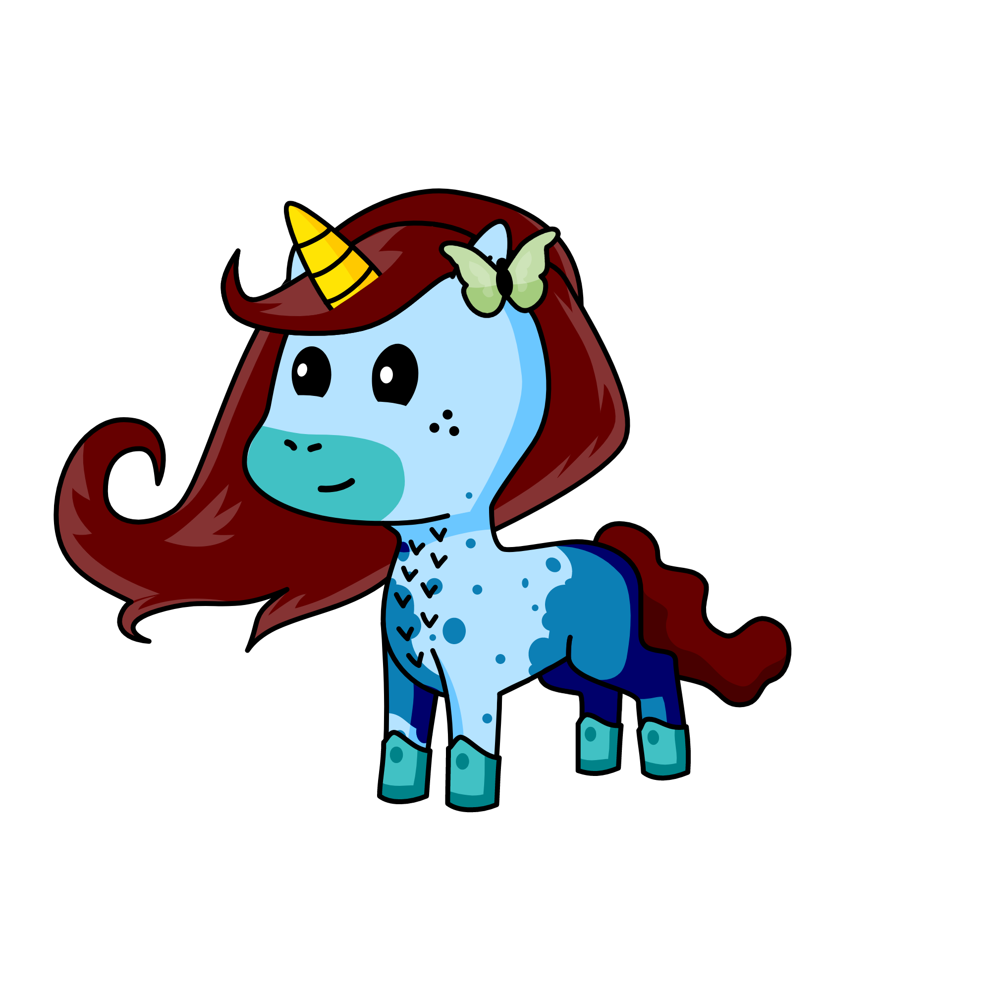 snowwie, the unicorn