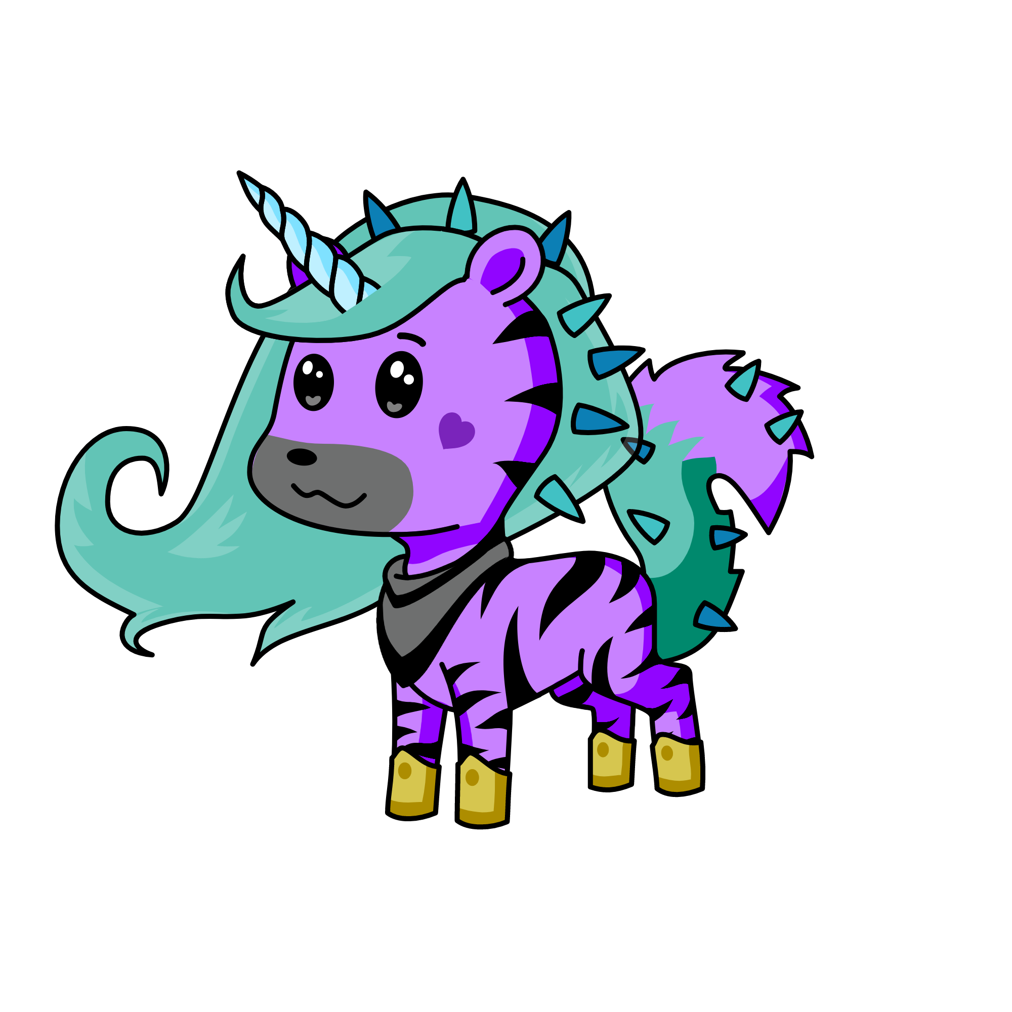 Nightmare Moon (Mare in the Moon), the unicorn
