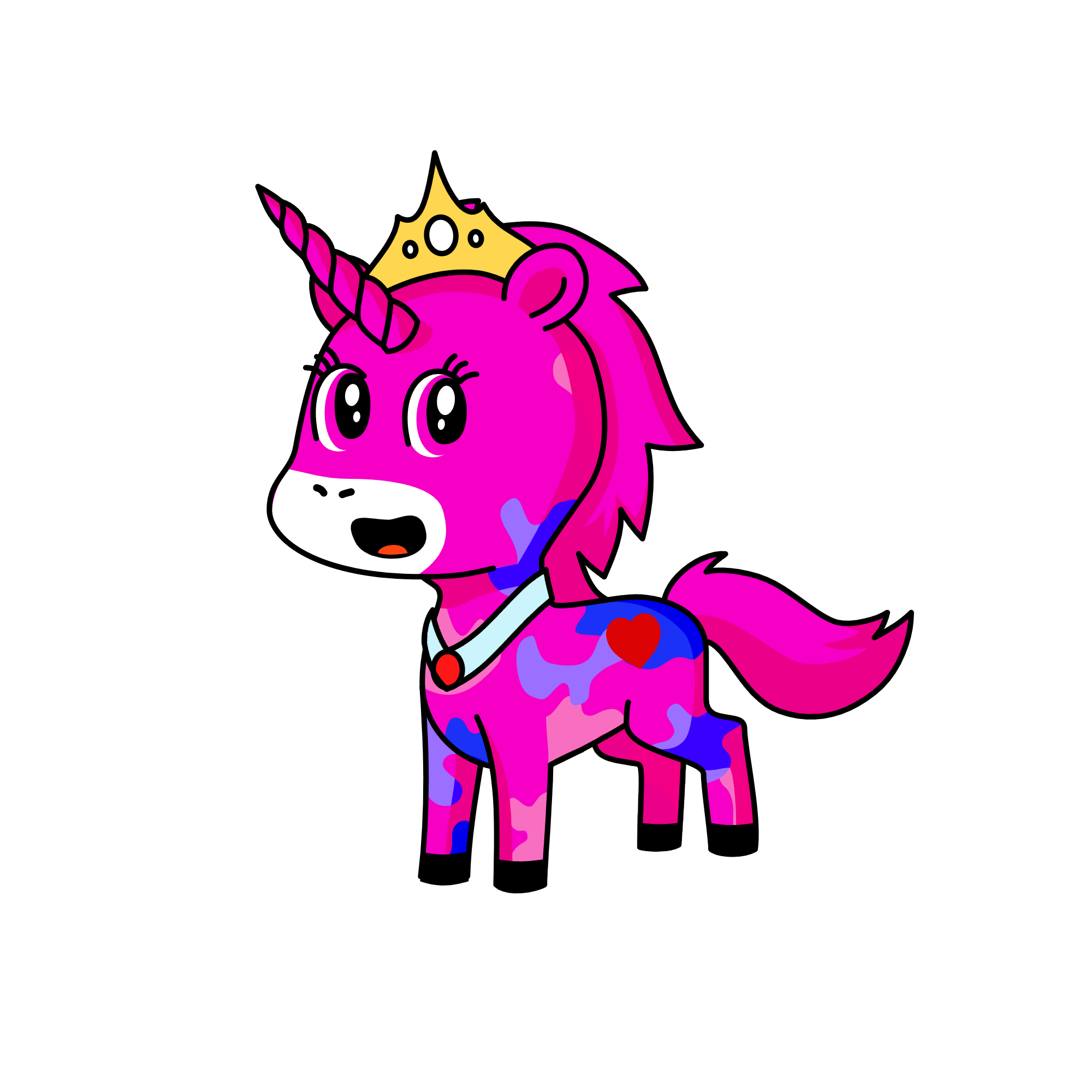 Cuddlewuddy, the unicorn